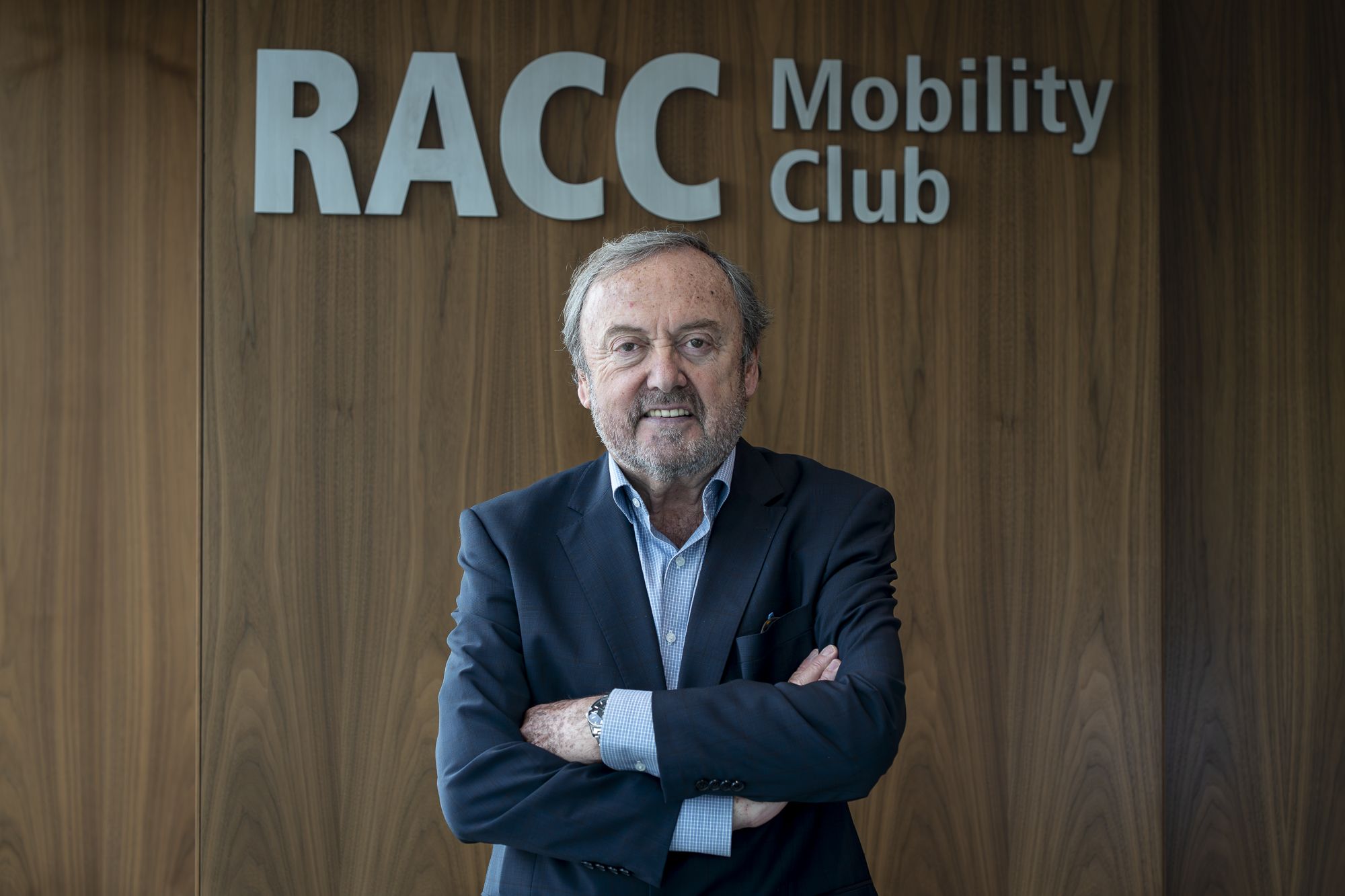 El president del Racc, Josep Mateu, a la seu central del club de l'avinguda Diagonal (Barcelona) | Mireia Comas