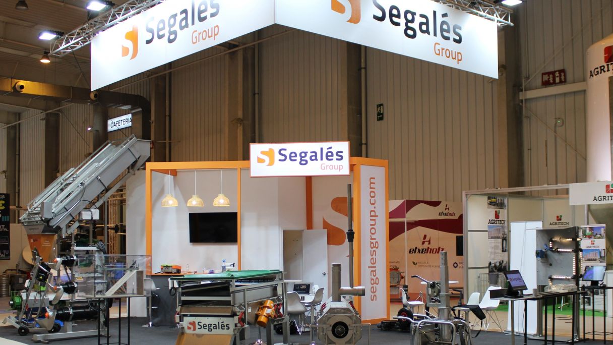 Estand de Mecàniques Segalés en una fira. FOTO: Cedida