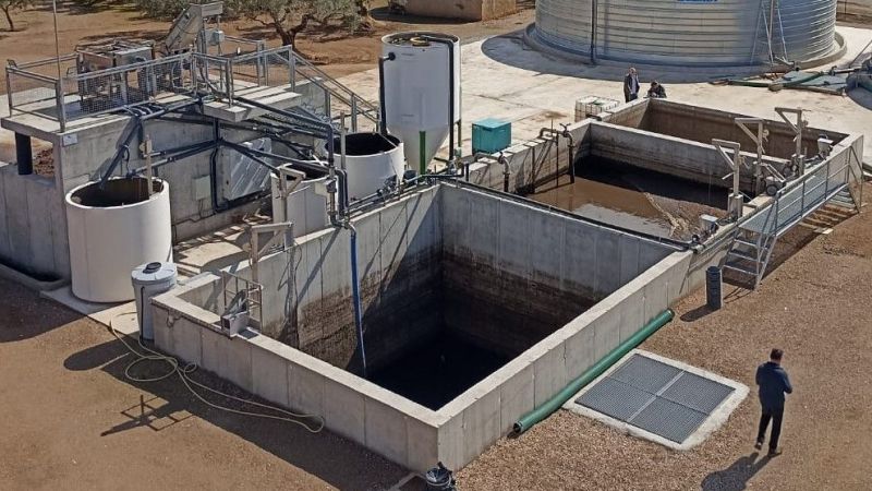 Planta de tractament de purins de Mecàniques Segalés. FOTO: Cedida