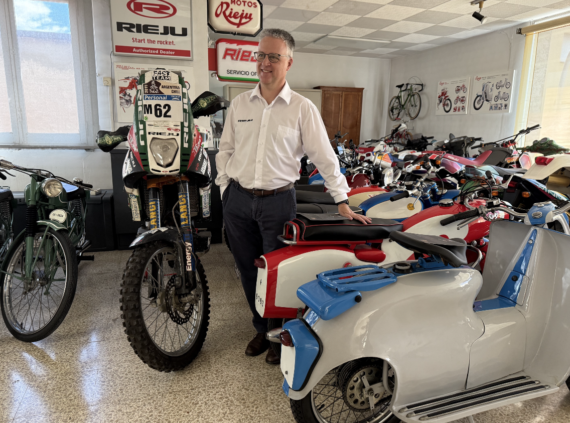 Jordi Riera, tercera generació i actual CEO de Rieju | Cedida
