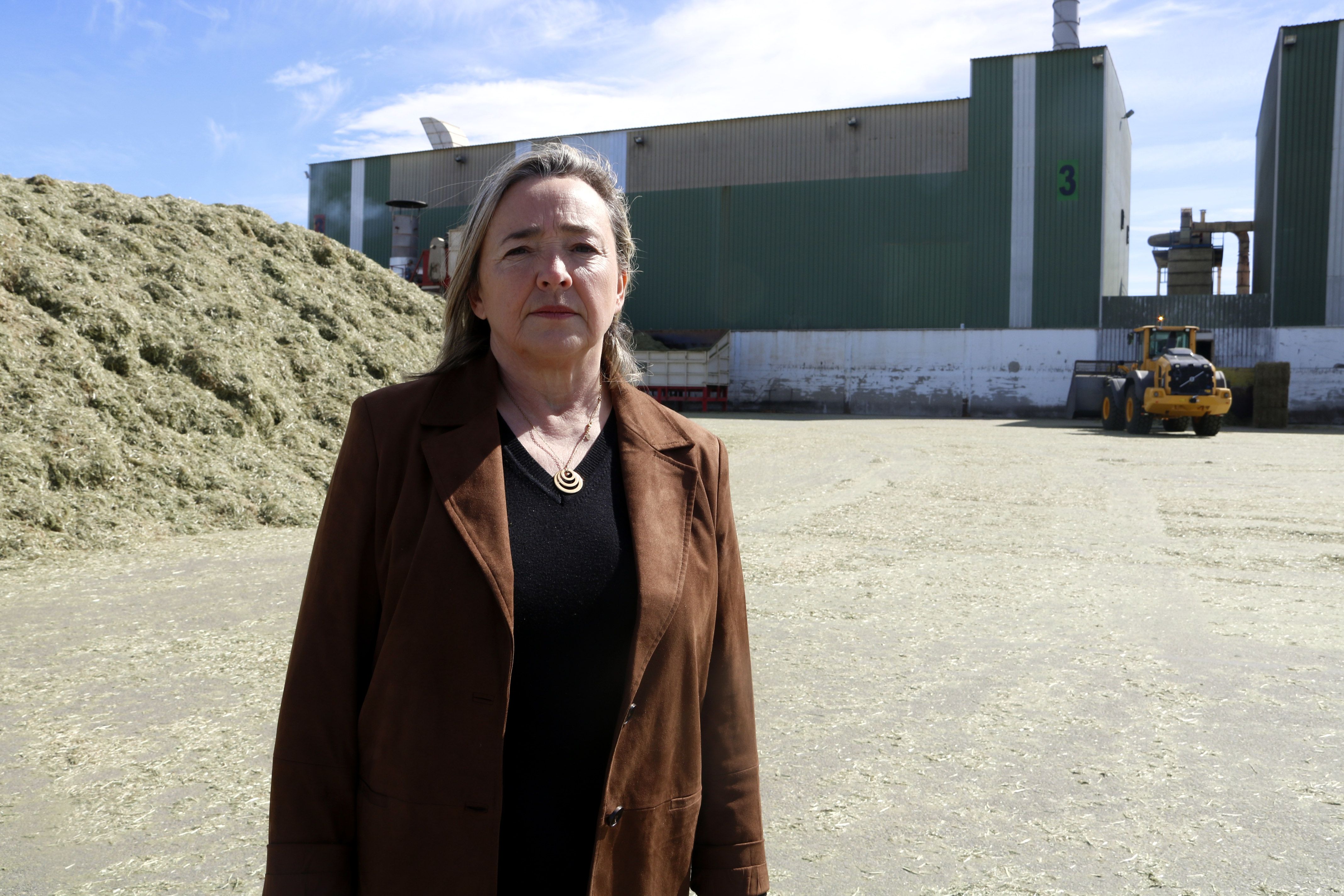 La presidenta de la Asociación Española de Productores de Alfalfa (AEFA), Cristina Vendrell | Oriol Bosch (ACN)