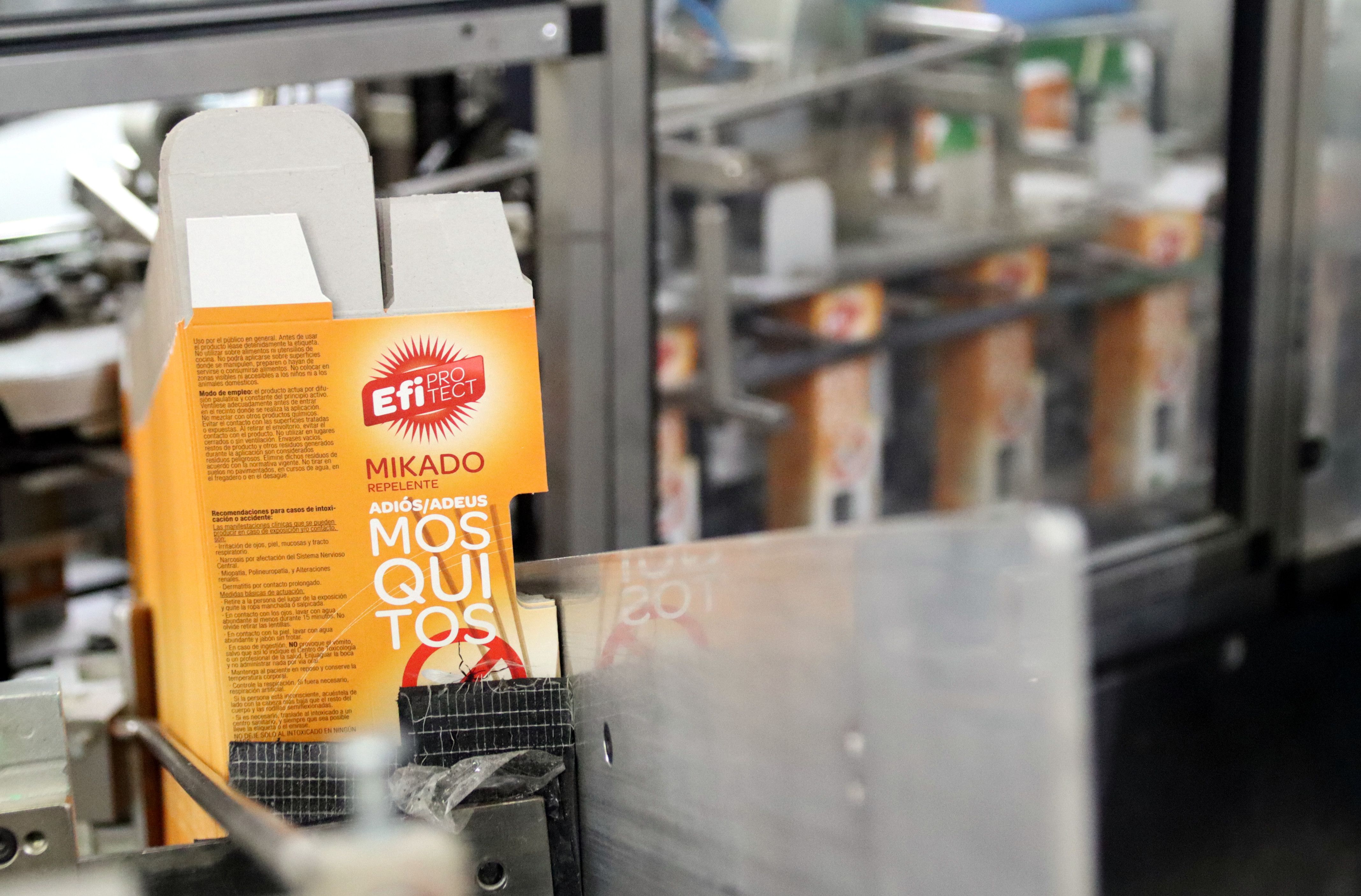 Detall del 'packaging' d'un dels productes que es fabrica a Tenka Best | Laura Busquets (ACN)