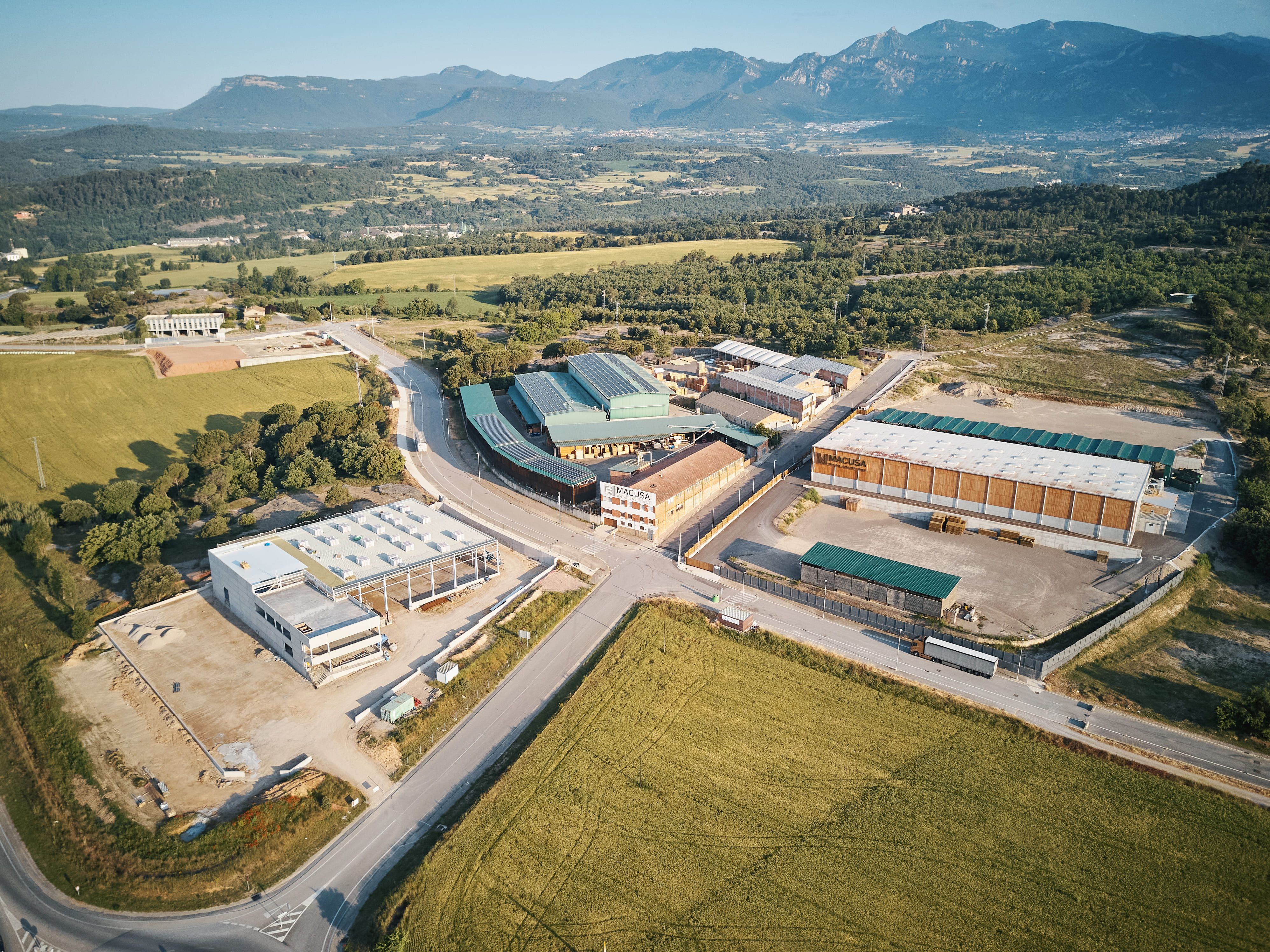 El polígono industrial de Olvan | Marc Elias / Agència de Desenvolupament del Berguedà El polígono industrial de Olvan | Marc Elias / Agència de Desenvolupament del Berguedà