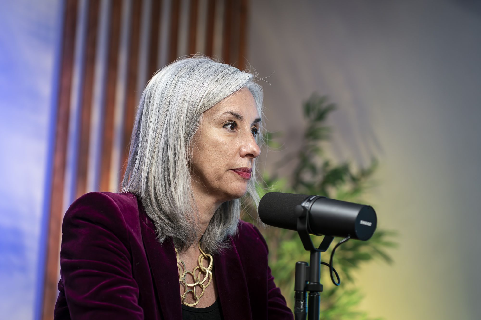 Isabel Nogueroles durante su intervención en el podcast 'L'empresa al dia' | Mireia Comas Isabel Nogueroles durante su intervención en el podcast 'L'empresa al dia' | Mireia Comas