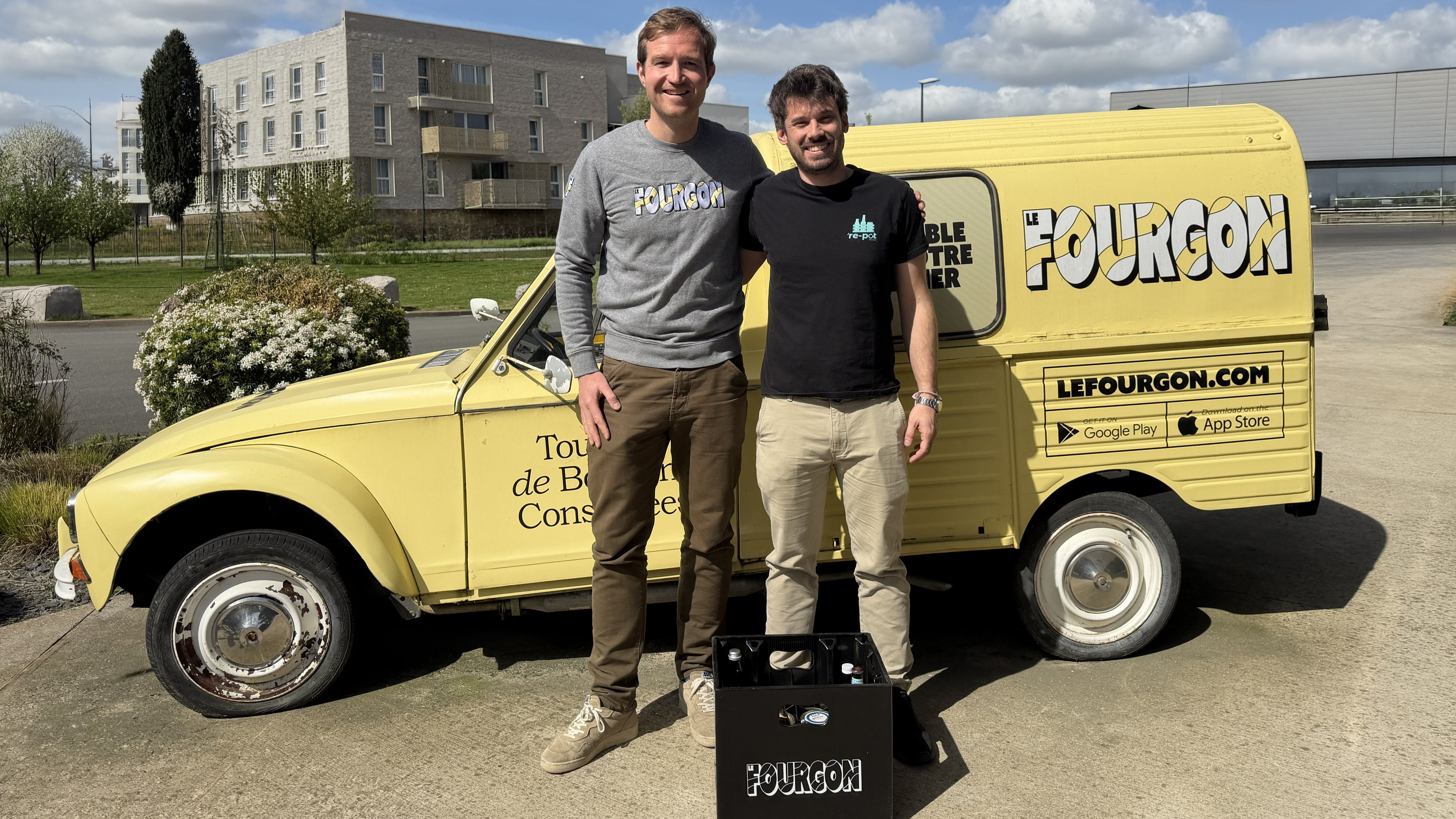 El CEO y fundador de Le Fourgon, Charles Christory, y el cofundador y COO de Re-pot Market, Javier Maella | Cedida