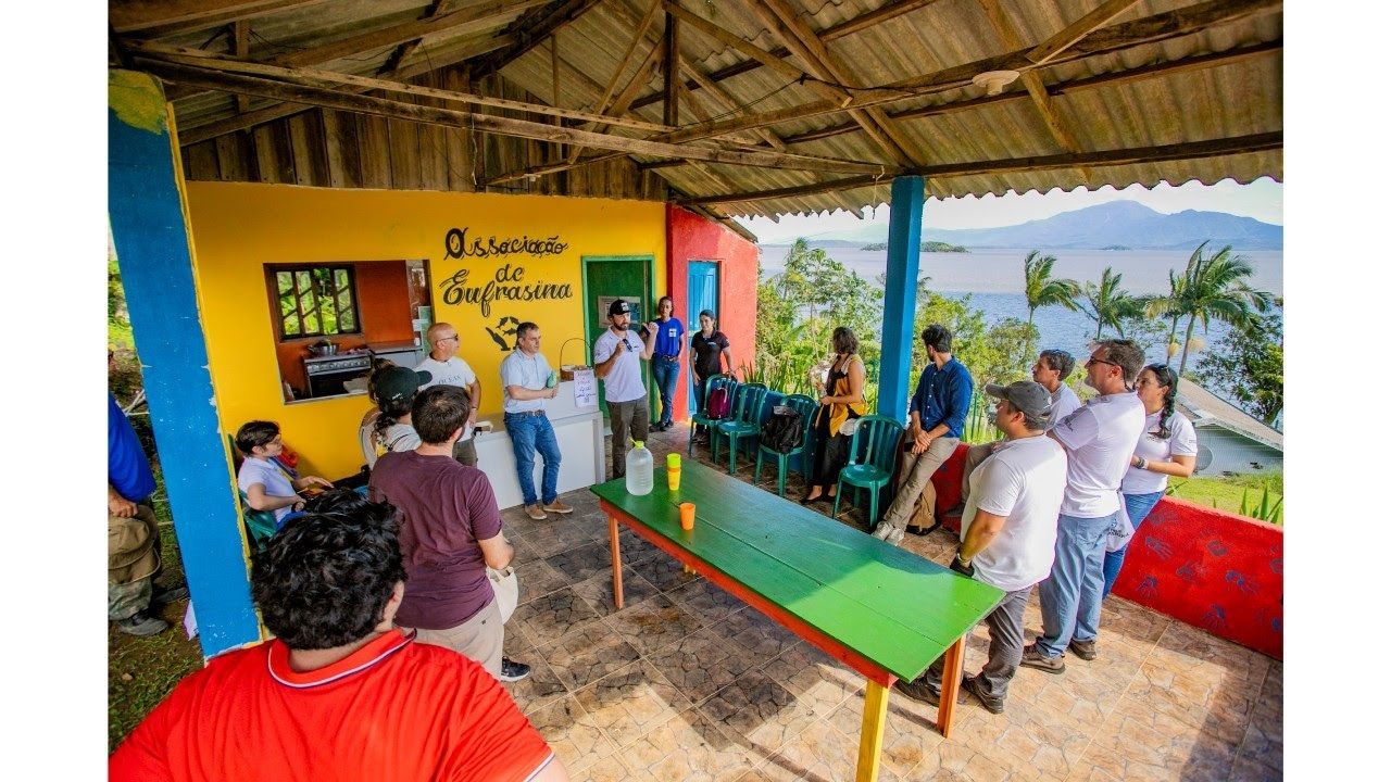 Imatge de la visita de la delegació catalana al Brasil | Europa Press