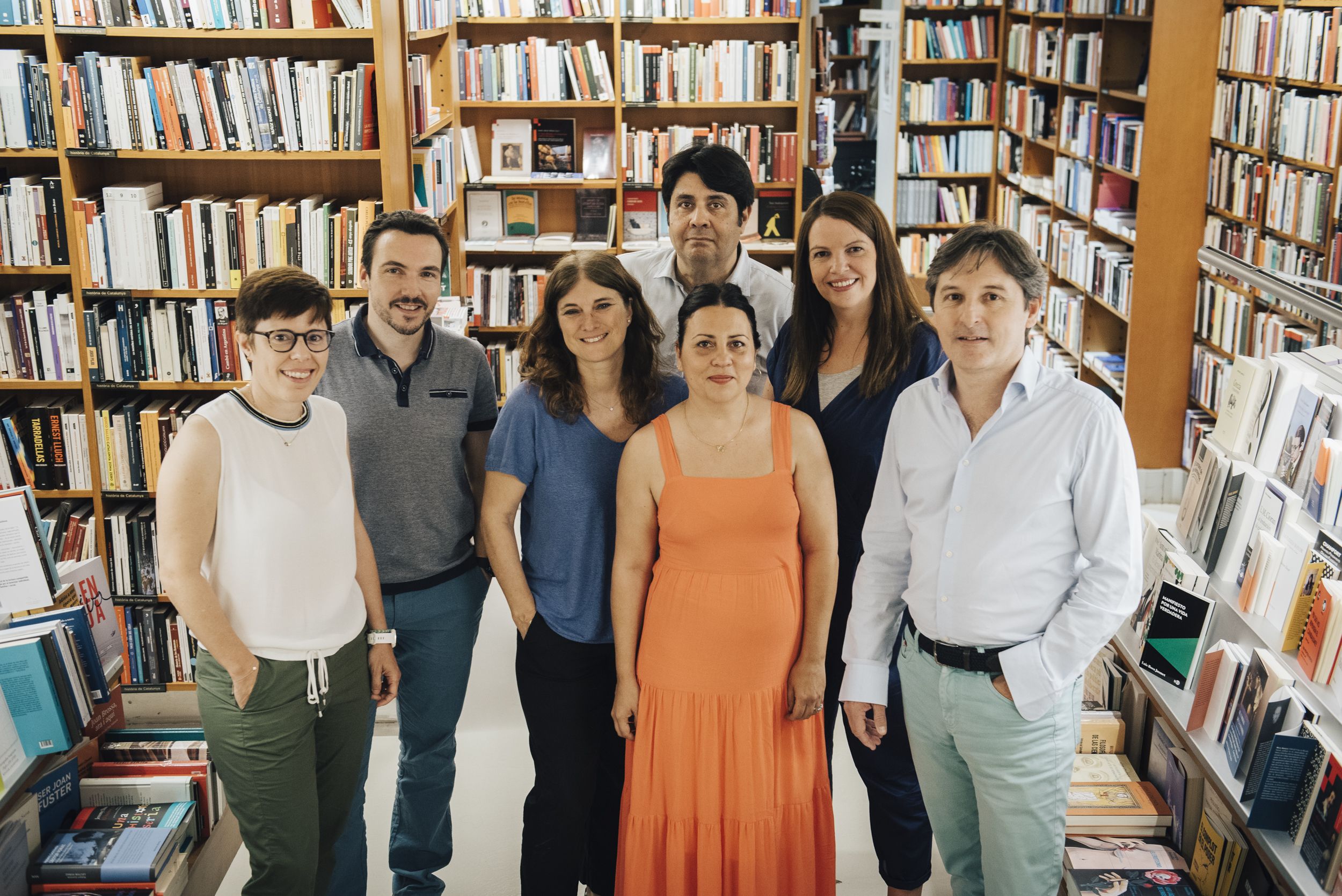 Equip de direcció de Laie a la botiga del carrer de Pau Claris de Barcelona | Cedida