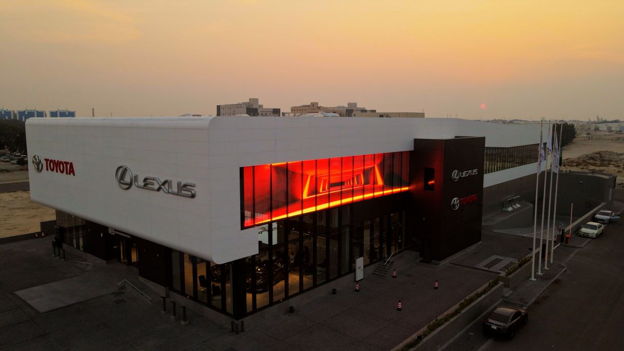 Concesionario Lexus en Arabia Saudita, con el proyecto multimedia a cargo de Instronic | Cedida