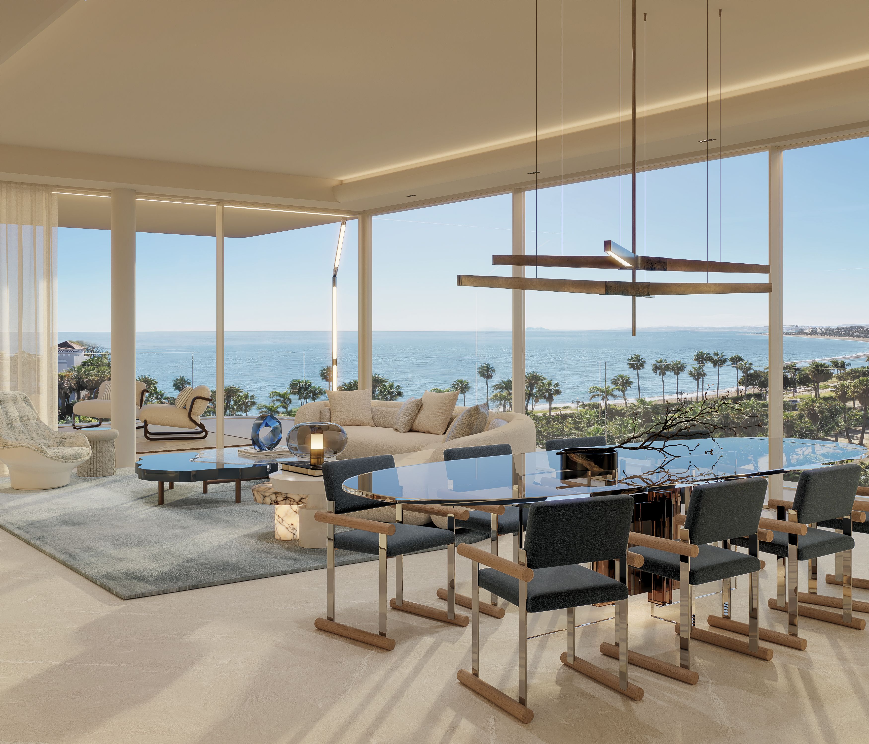 Interior de una vivienda de Nacaré Residences, el proyecto residencial más reciente de Black Horse, en la Costa del Sol | Cedida