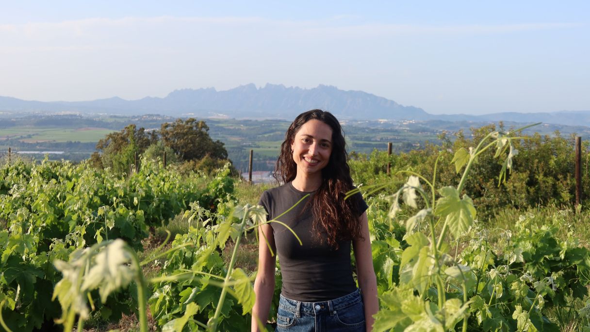 Ester Cardús Llopart, 27a generació de la família dedicada a la vinya | Cedida