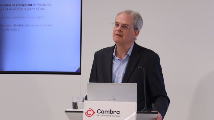 El cap del Gabinet d’Estudis Econòmics de la Cambra, Joan Ramon Rovira | ACN El cap del Gabinet d’Estudis Econòmics de la Cambra, Joan Ramon Rovira | ACN
