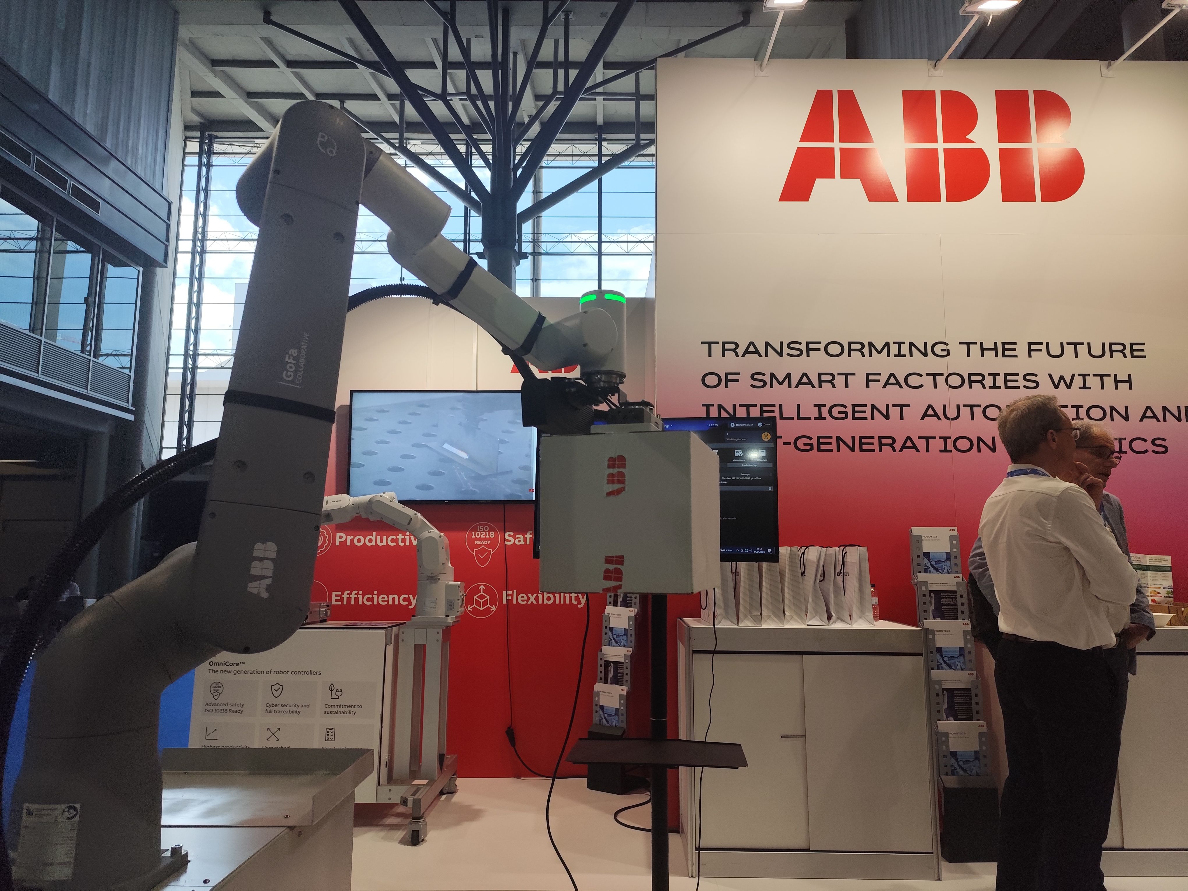 El robot de paletizado de ABB Robotics en la Advanced Factories | Marc Vilajosana