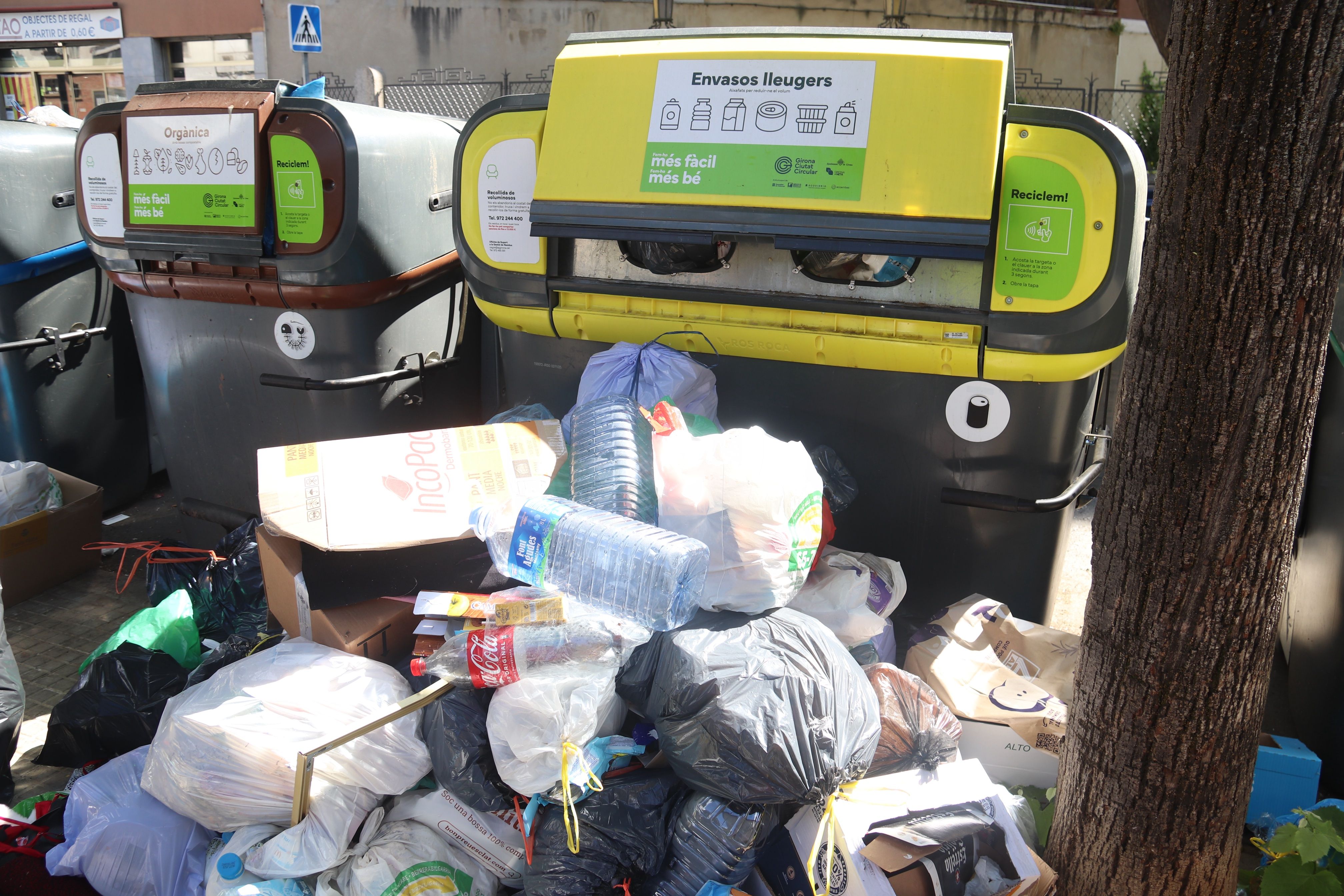 La huelga de recogida de basura de Girona | ACN