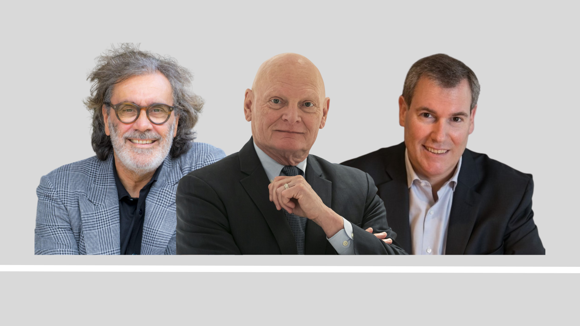 Tatxo Benet (Mediapro), John Hoffman (GSMA Ltd.), y Emili Rousand (Fundació Pimec), tres grandes protagonistas de la semana | VIA Empresa