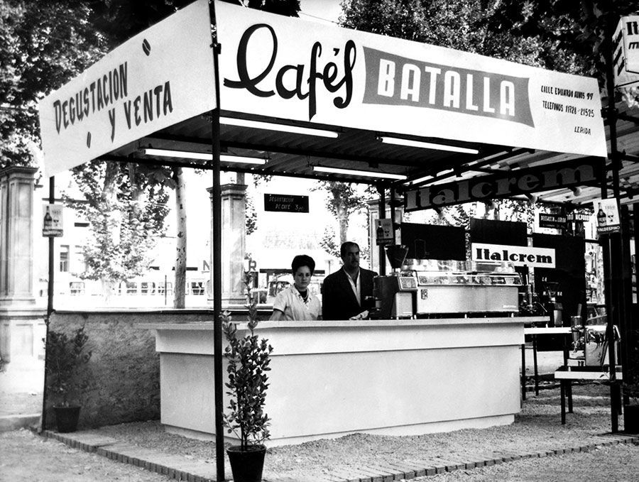 Inicis de Cafès Batalla a Lleida, a mitjan segle XX | Cedida Inicis de Cafès Batalla a Lleida, a mitjan segle XX | Cedida
