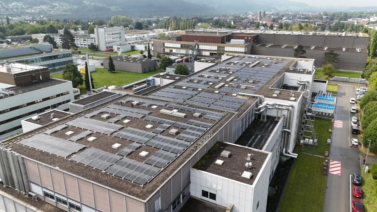 El GetecPark de Stein té 5.000 panells solars que produeixen 2 MW d'energia | Cedida