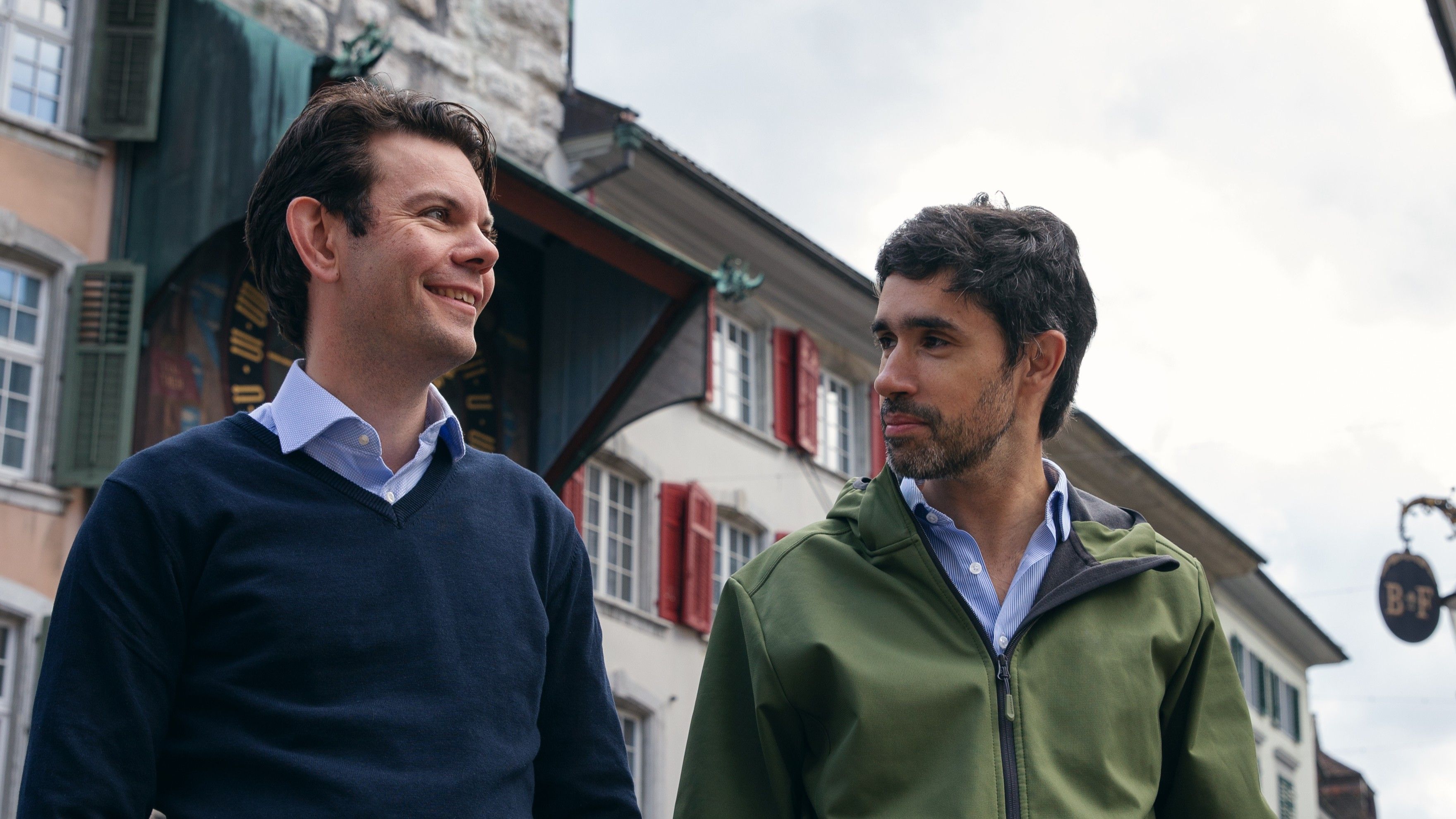 Manuel Cócera (esquerra) i Pedro Miranda (dreta), fundadors de Youdera, a Solothurn | Cedida