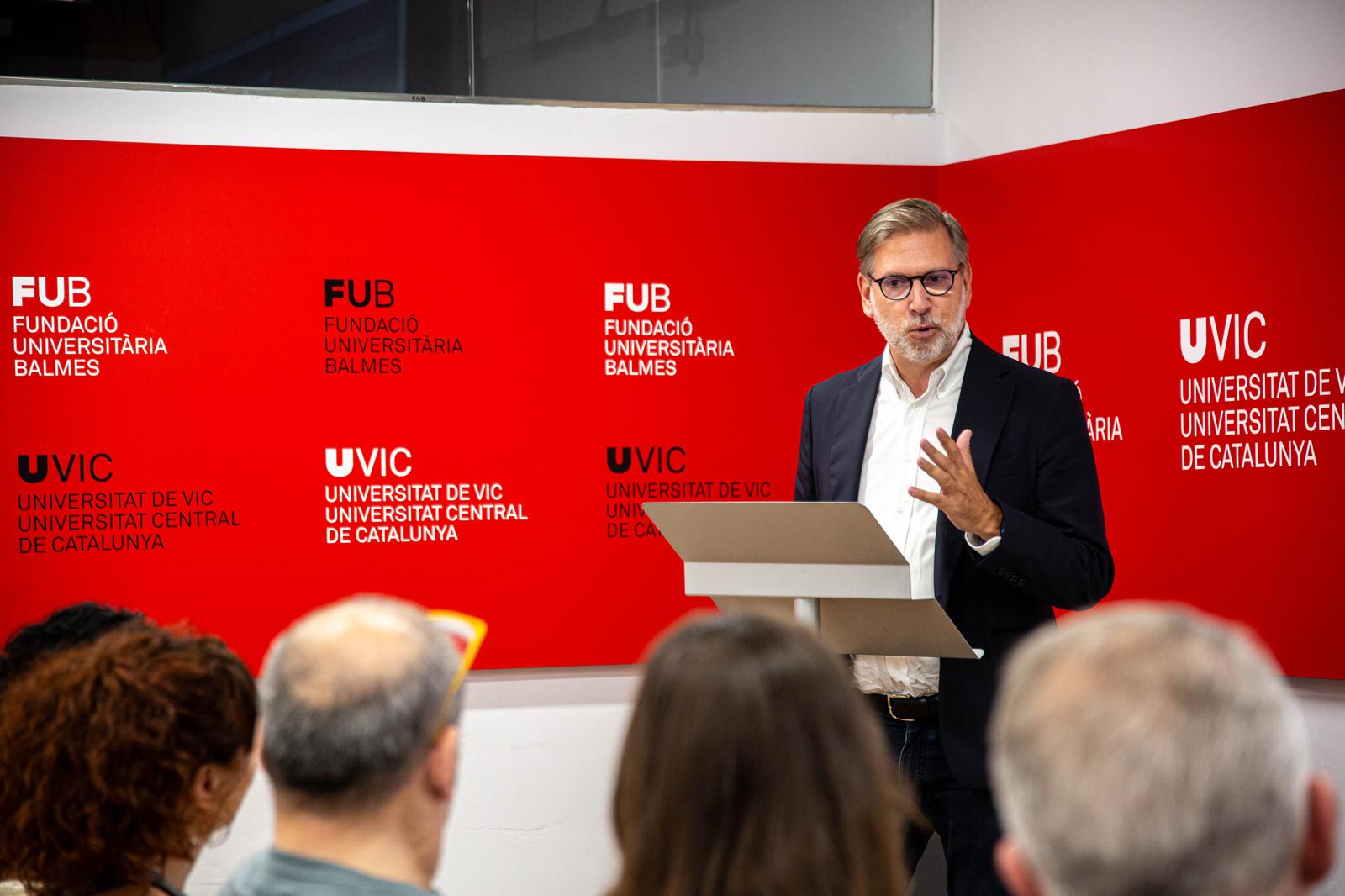 Eduard Prats, coordinador de Desarrollo de Políticas Corporativas de la Universidad de Vic | Cedida