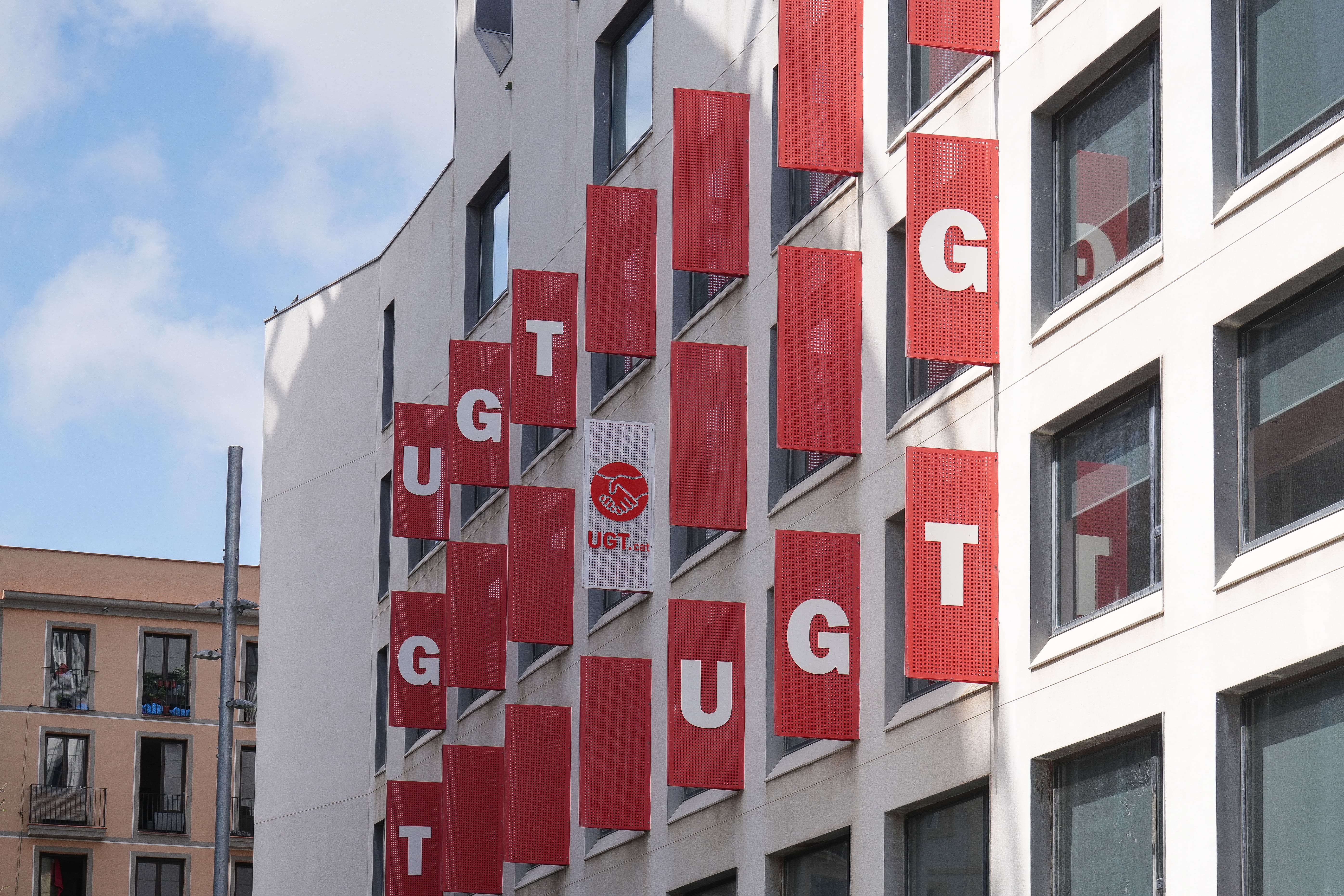 Fachada de la sede de UGT Catalunya | ACN