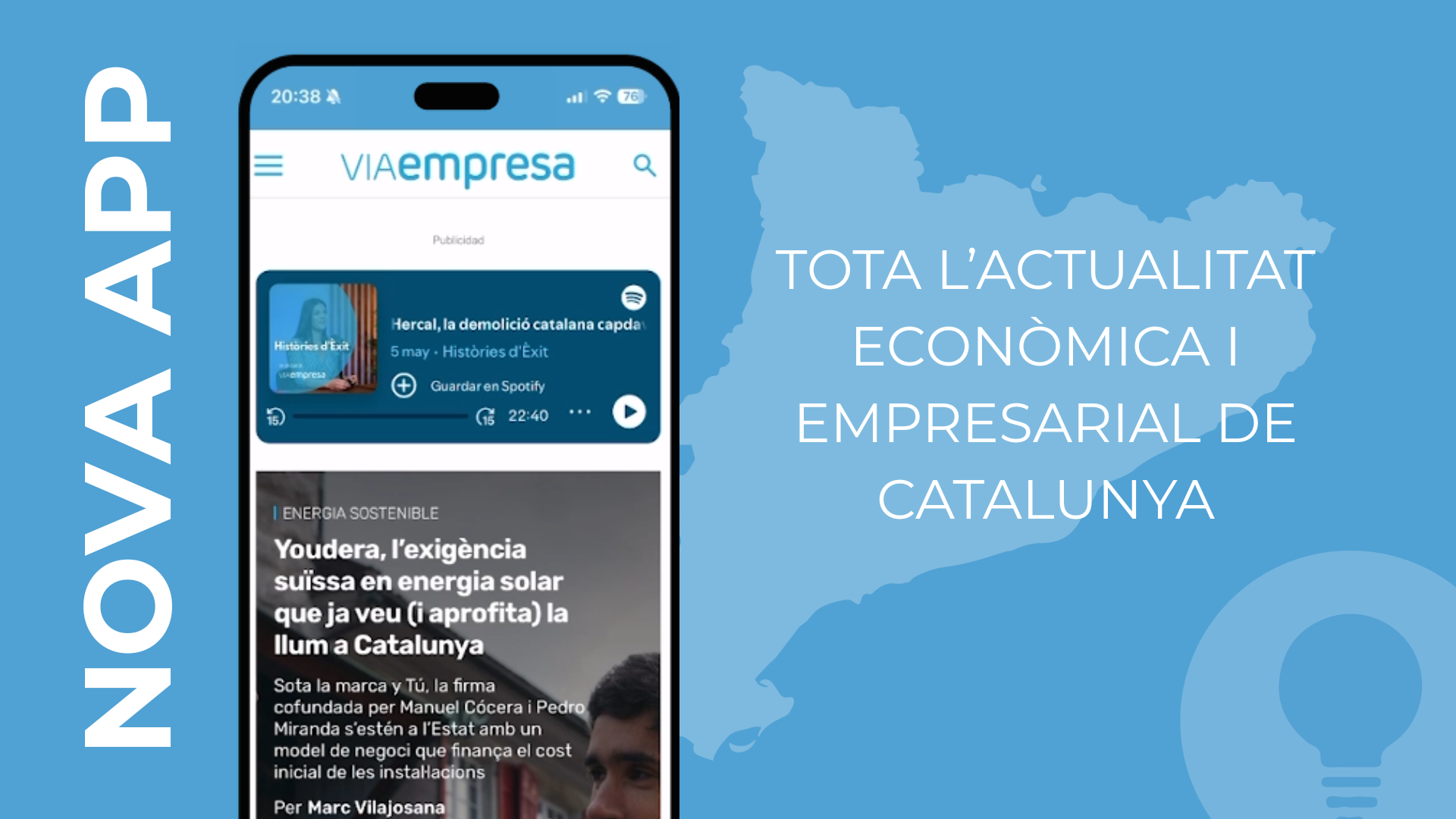 L’arribada de la nova app és un pas més per tal de connectar d'una manera més òptima els lectors de VIA Empresa | VIA Empresa