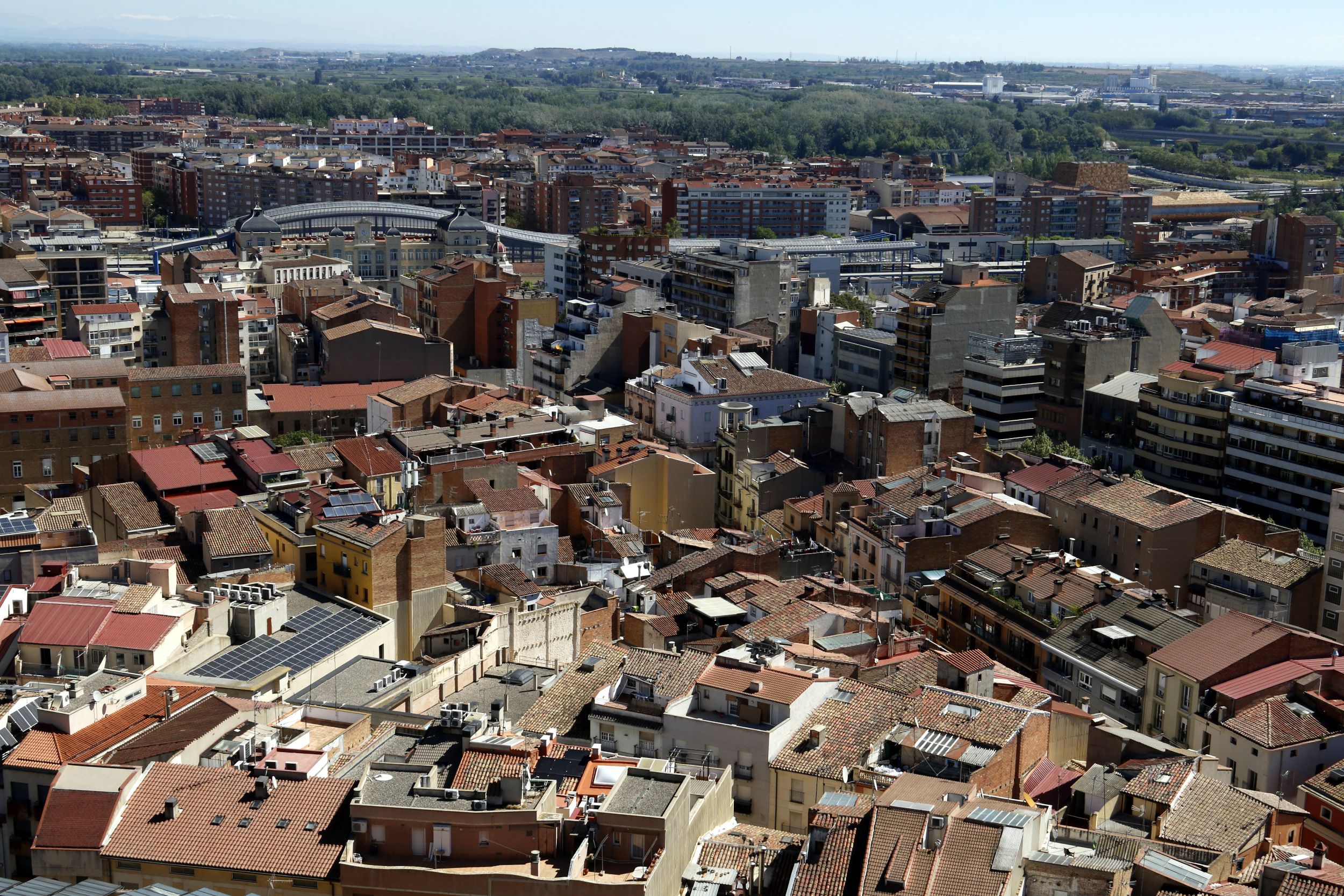 Una part del Centre Històric de Lleida vista des del turó de la Seu Vella | ACN