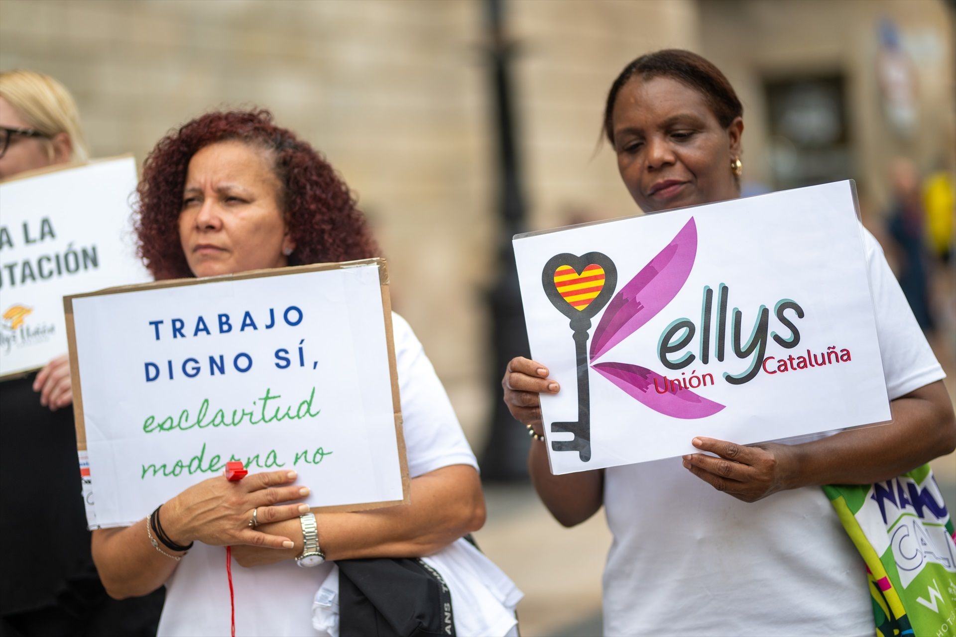 Les 'Kellys' es van mobilitzar per lluitar contra la precarització laboral el mes d'agost passat | Lorena Sopena (Europa Press)