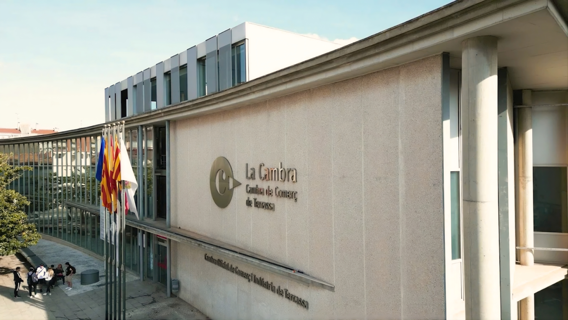 Exterior de la Cámara de Comercio de Terrassa, en la calle Blasco de Garay número 29 | Cedida