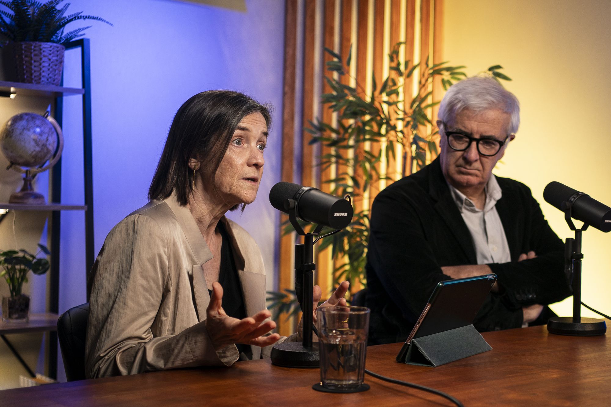 La presidenta del Cercle d'Economia, Teresa Garcia-Milà, i el director general, Miquel Nadal | Mireia Comas