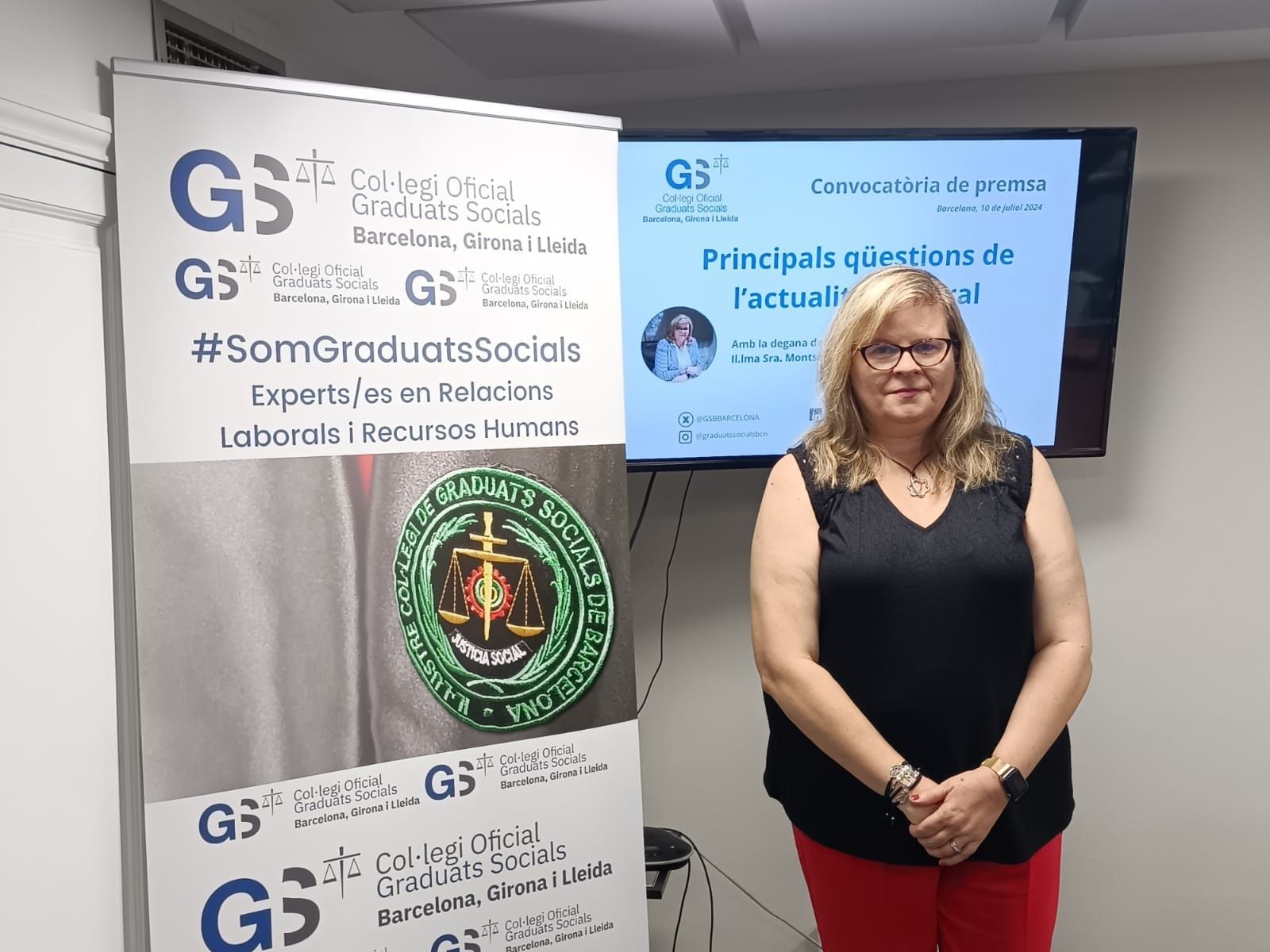 Montserrat Cerqueda, decana del CGSBGLL | Europa Press