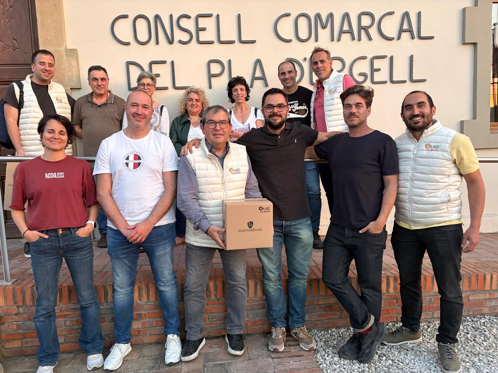 Foto de família de la primera trobada a Mollerussa | Cedida