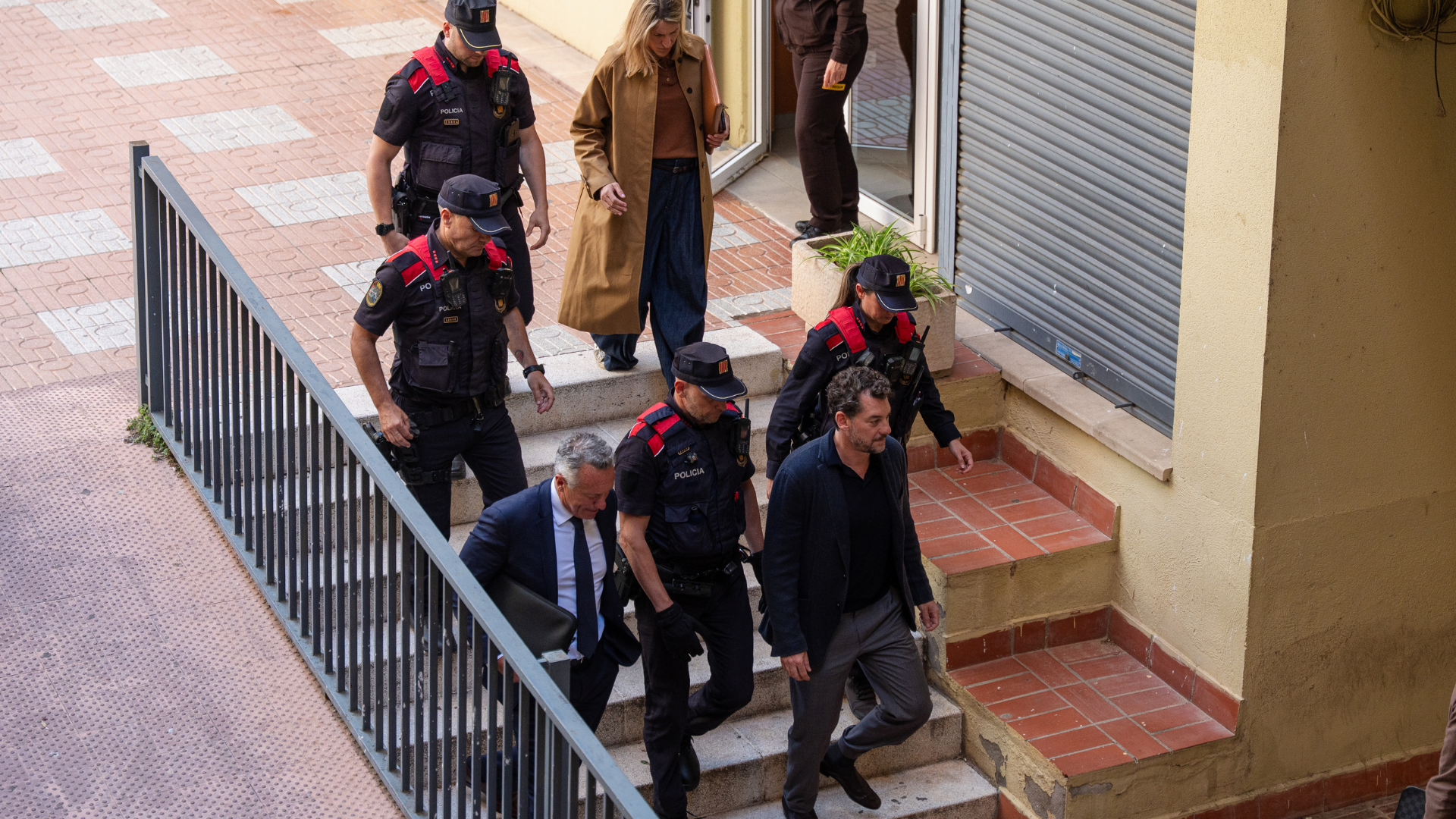 Jonathan Andic en el moment d’abandonar en llibertat els jutjats de Martorell | Marc Font (ACN)