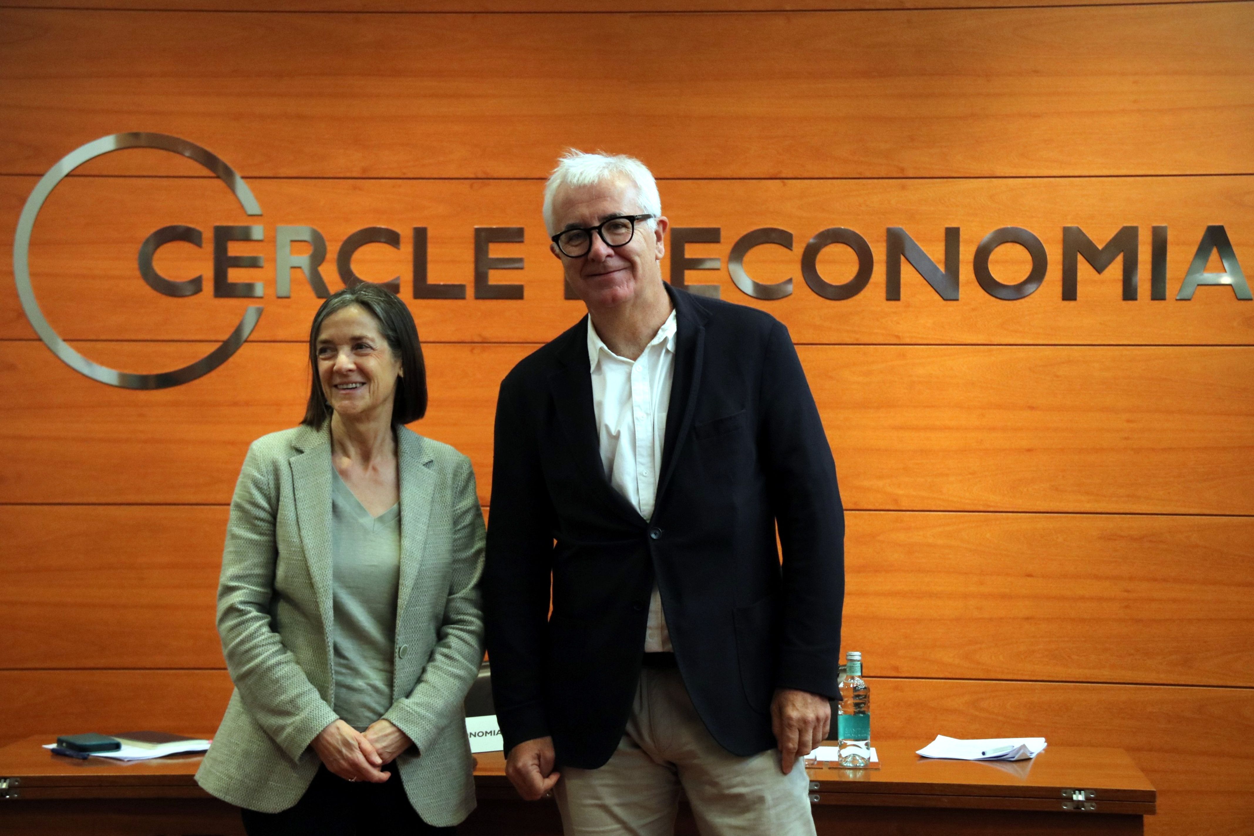 Teresa Garcia-Milà y Miquel Nadal, presidenta y director general del Cercle d'Economia | Andrea Salazar (ACN)