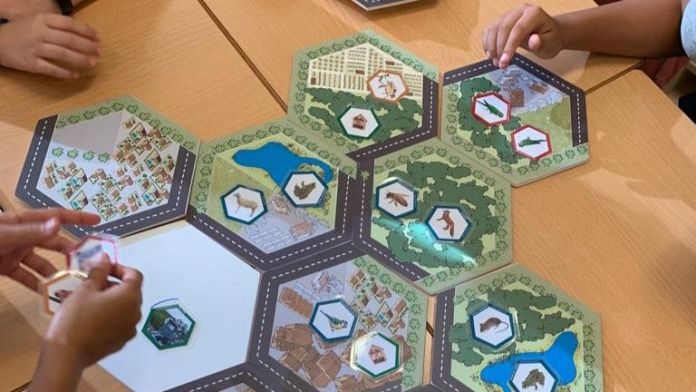 Un dels exercicis en el projecte de Replantegem amb escoles públiques de Barcelona | Cedida