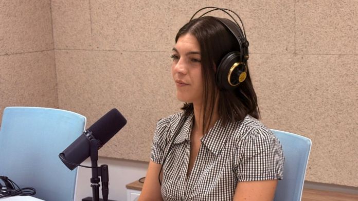 Ana M. González durant la gravació del cinquè episodi de 'Històries d'Èxit' | Mireia Comas Ana M. González durant la gravació del cinquè episodi de 'Històries d'Èxit' | Mireia Comas
