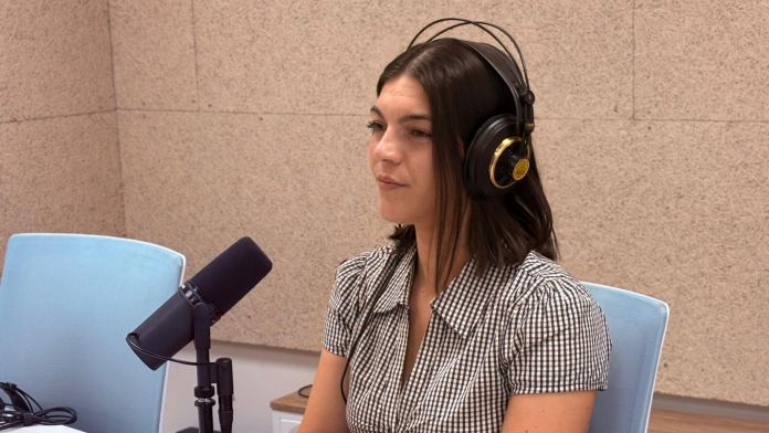Ana M. González durant la gravació del cinquè episodi de 'Històries d'Èxit' | Mireia Comas Ana M. González durant la gravació del cinquè episodi de 'Històries d'Èxit' | Mireia Comas