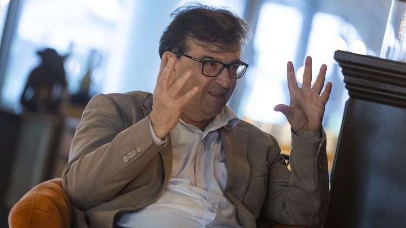 Javier Cercas, durant la conversa amb 'VIA Empresa' | Marc Llibre Roig Javier Cercas, durant la conversa amb 'VIA Empresa' | Marc Llibre Roig