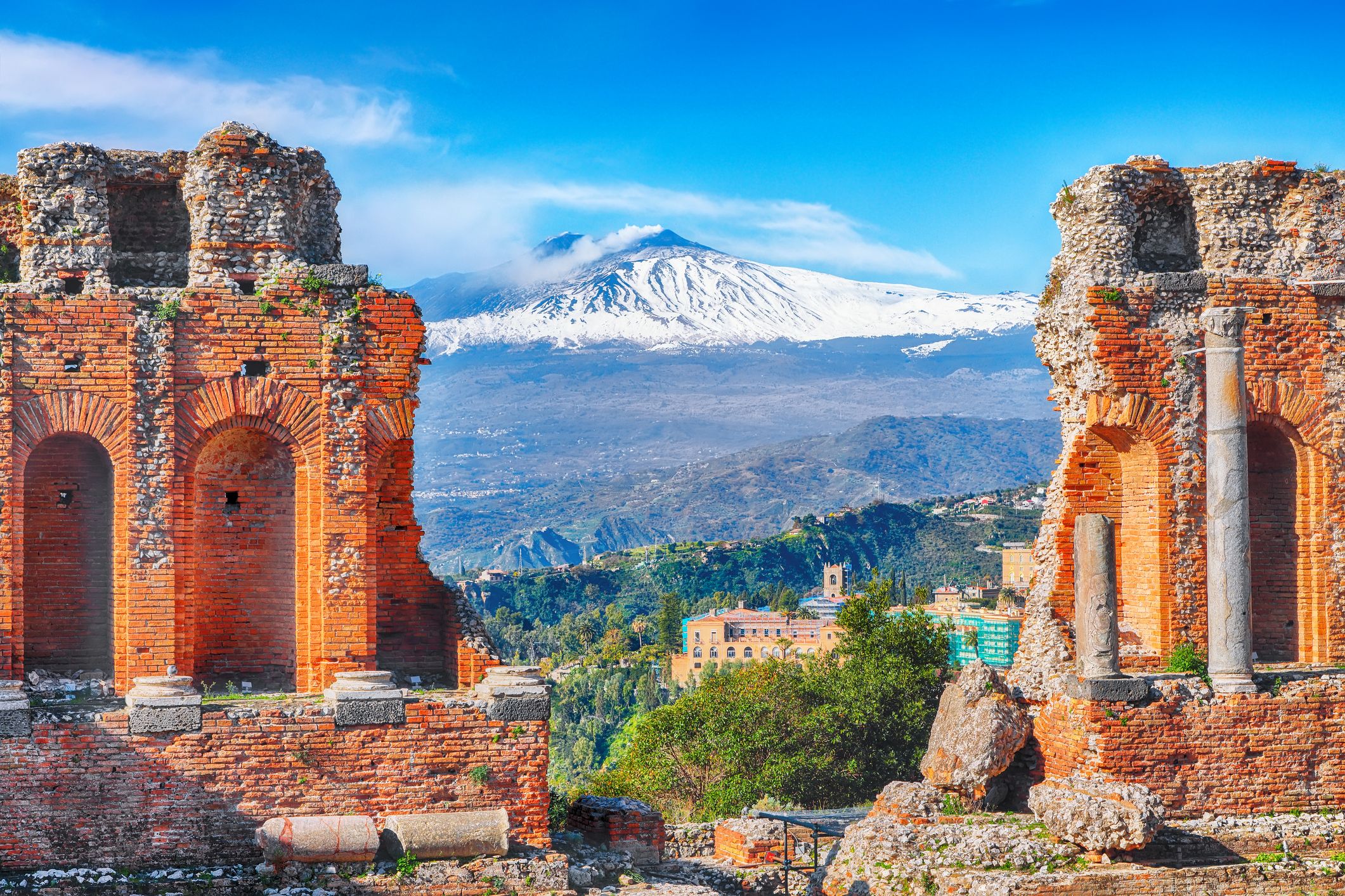 Taormina és un dels destins destacats d'Itàlia, el segon país amb més reserves estiuenques de turistes espanyols | Pilat666  (iStock)