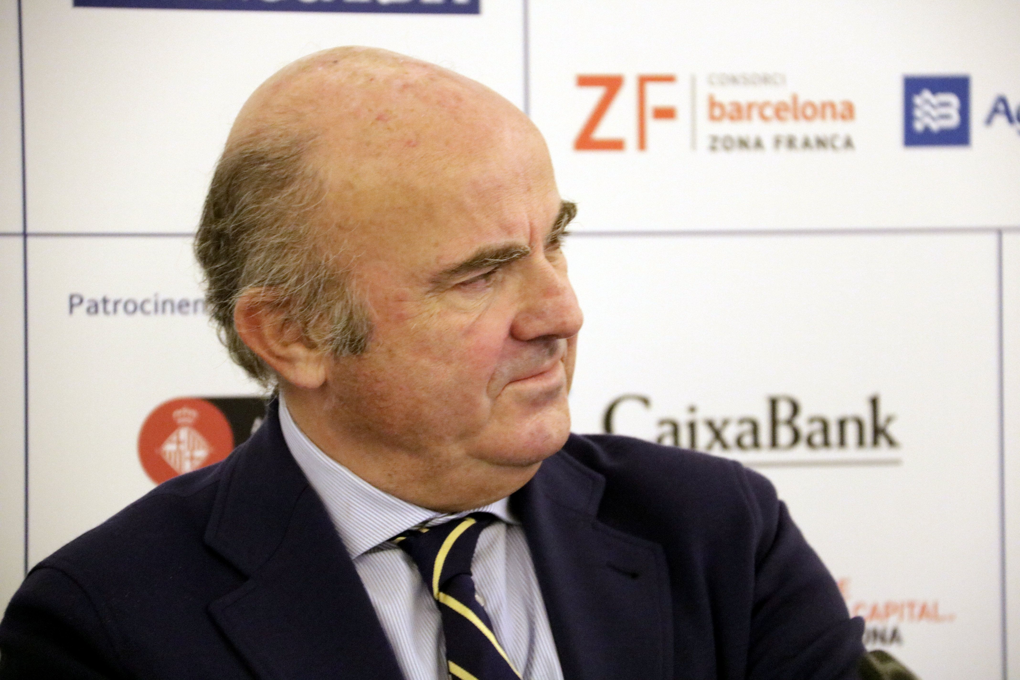 El vicepresident del Banc Central Europeu, Luis de Guindos | Marina López (ACN)