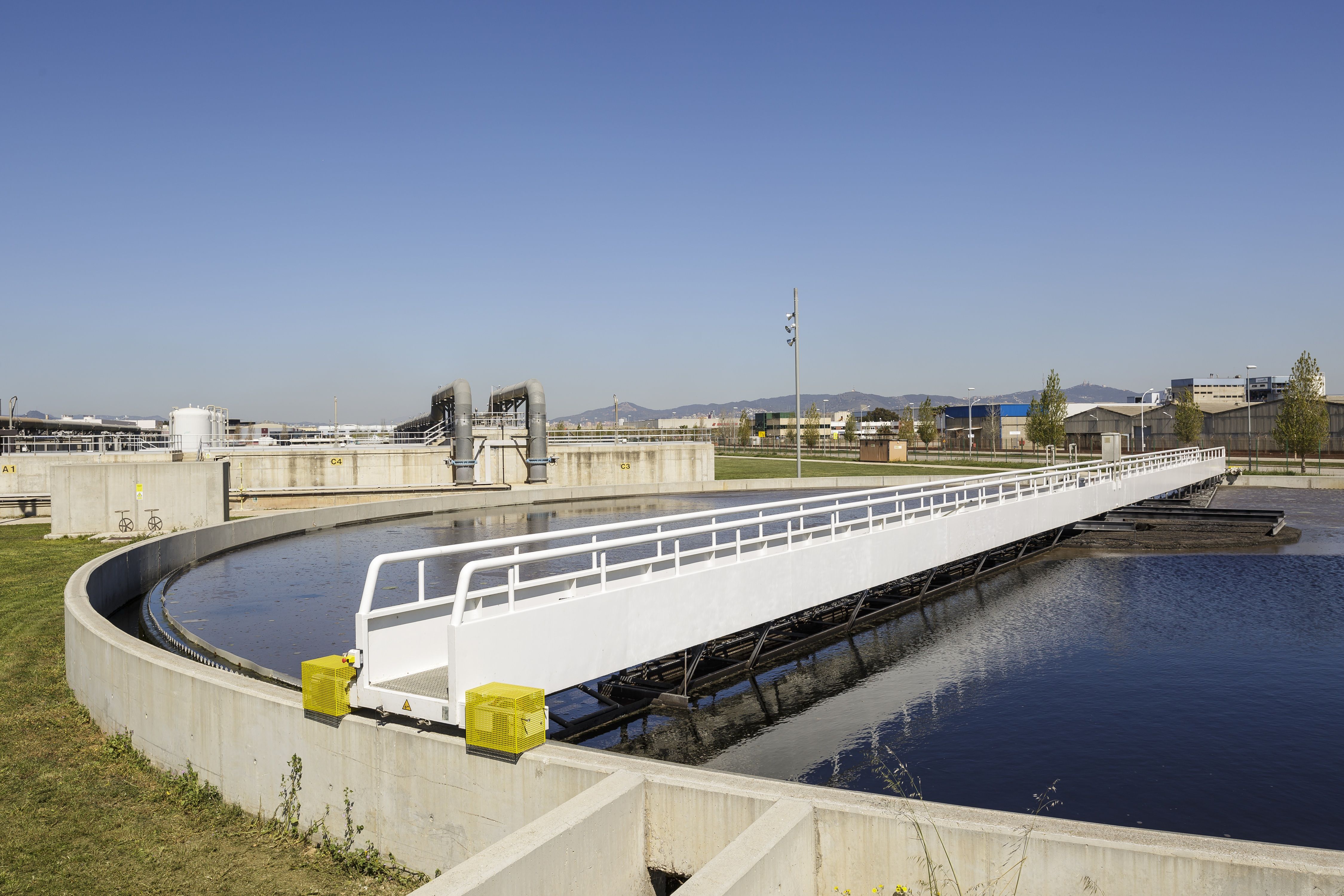 L'ecofactoria del Baix Llobregat a Barcelona pot arribar a produir dos metres cúbics per segon d'aigua regenerada | Cedida