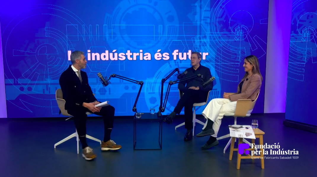 Carles Casanovas i Georgina Bombardó, d'ESDI, els últims convidats al pòdcast 'La indústria és futur' | Fundació per la Indústria