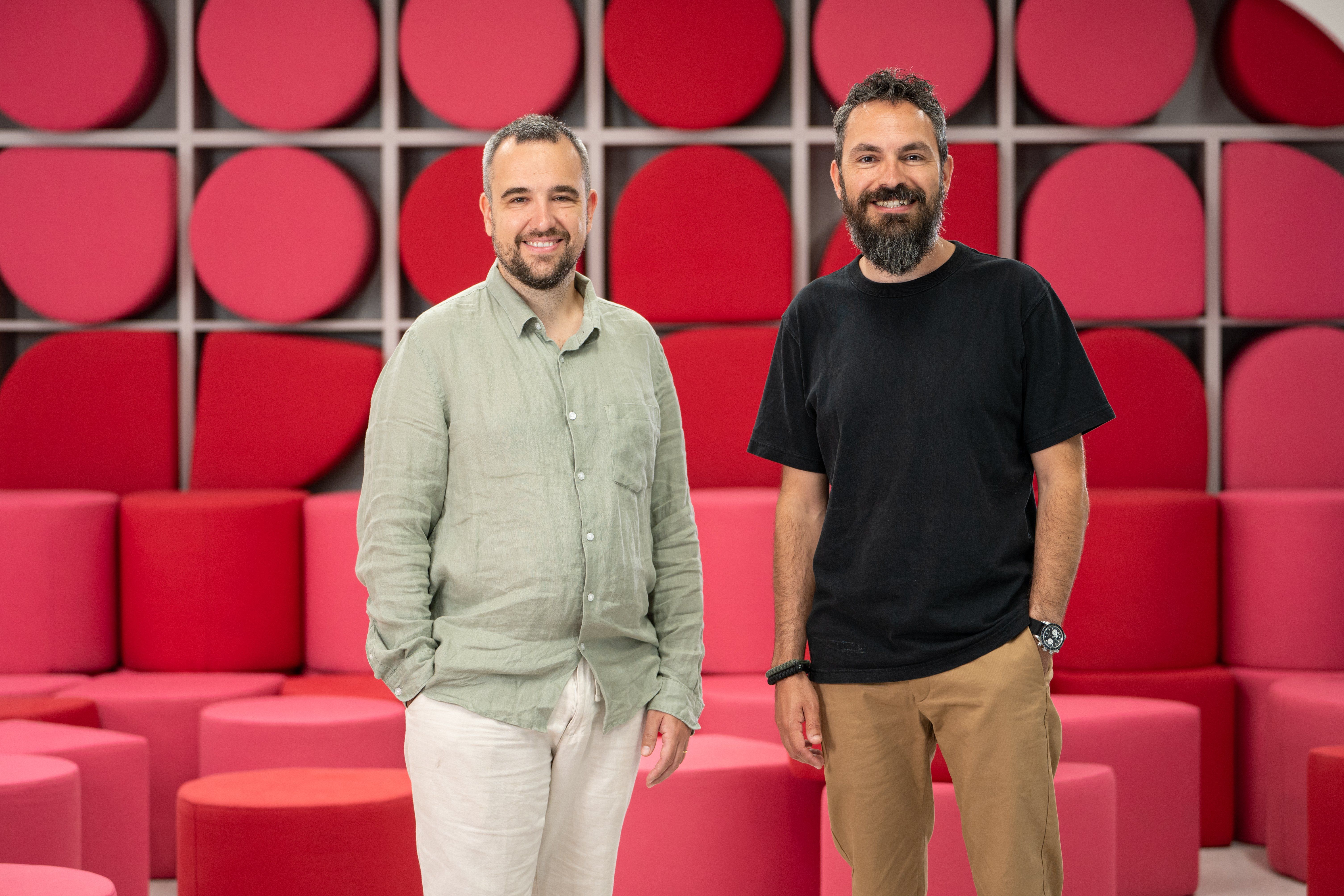 D'esquerra a dreta, Bernat Farrero i Jordi Romero, CEOs de Factorial | Cedida
