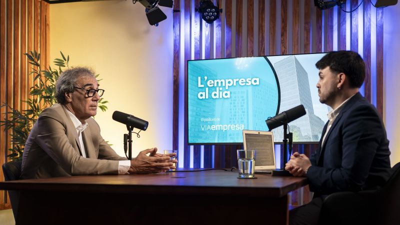 Tatxo Benet i Carlos Rojas comparteixen micròfon a 'L'empresa al dia' | Mireia Comas