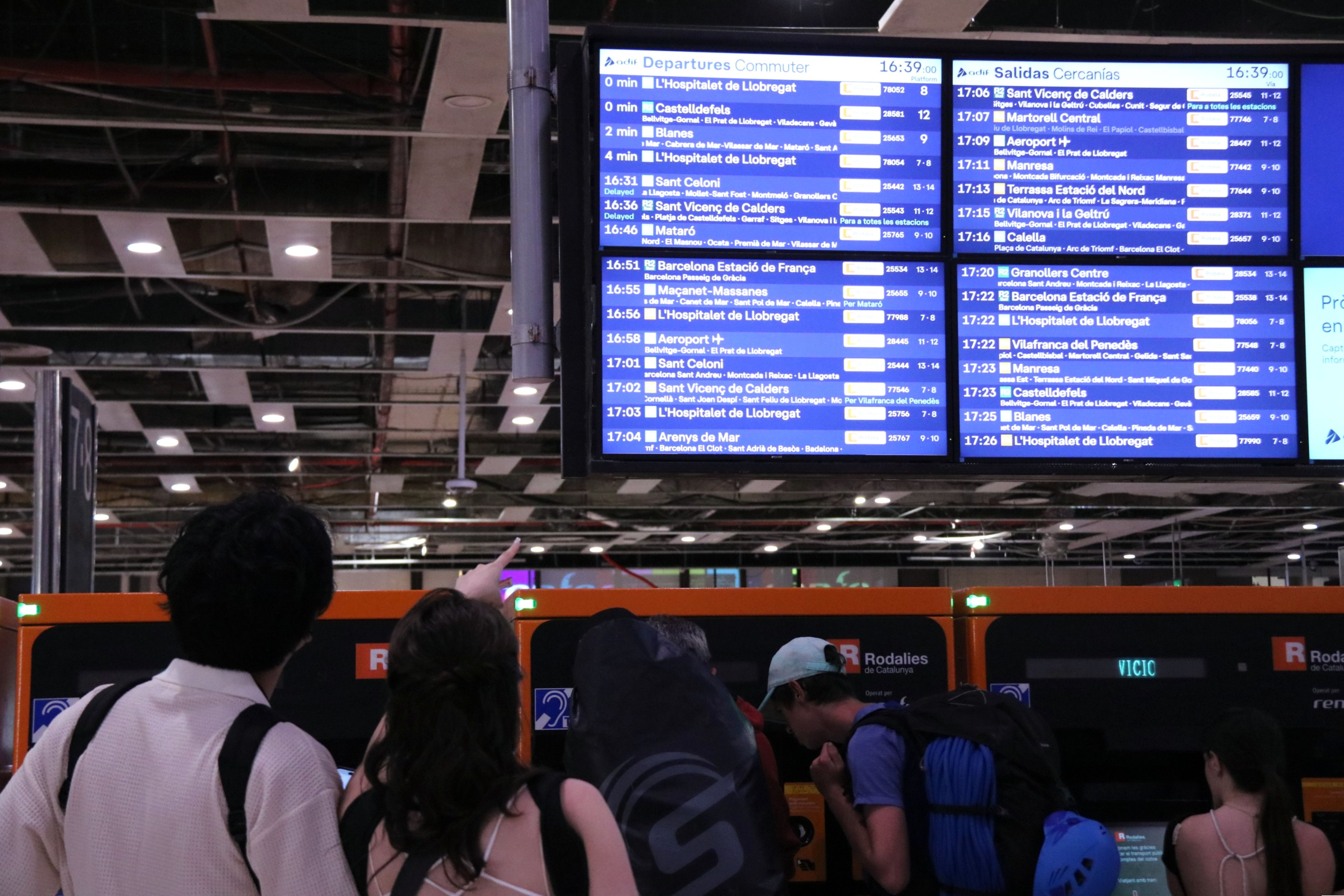 Aquest dimarts, el sistema ha sofert dues avaries consecutives que han afectat el servei de Rodalies | Andrea Salazar (ACN)