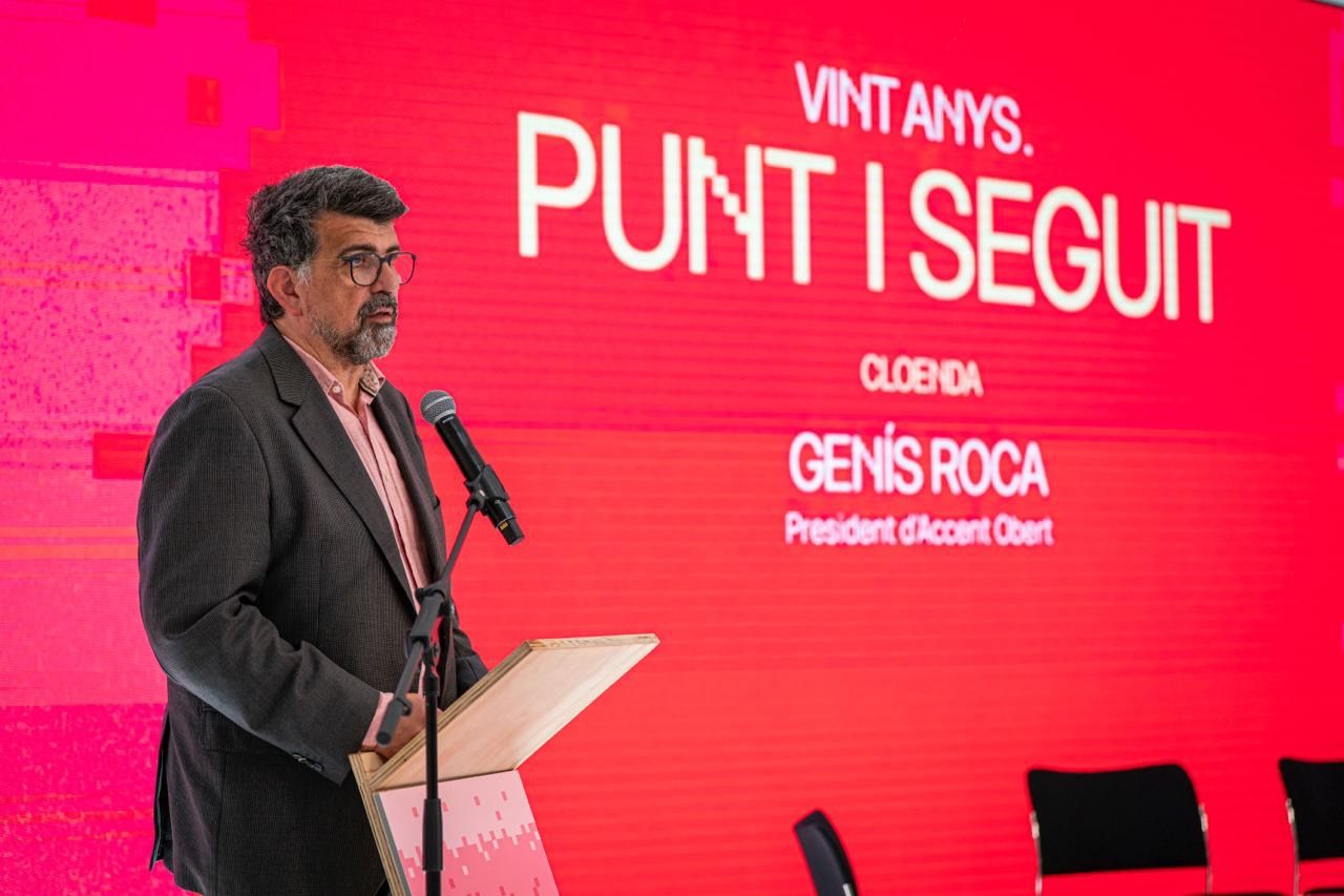 El president d'Accent Obert, Genís Roca | Cedida