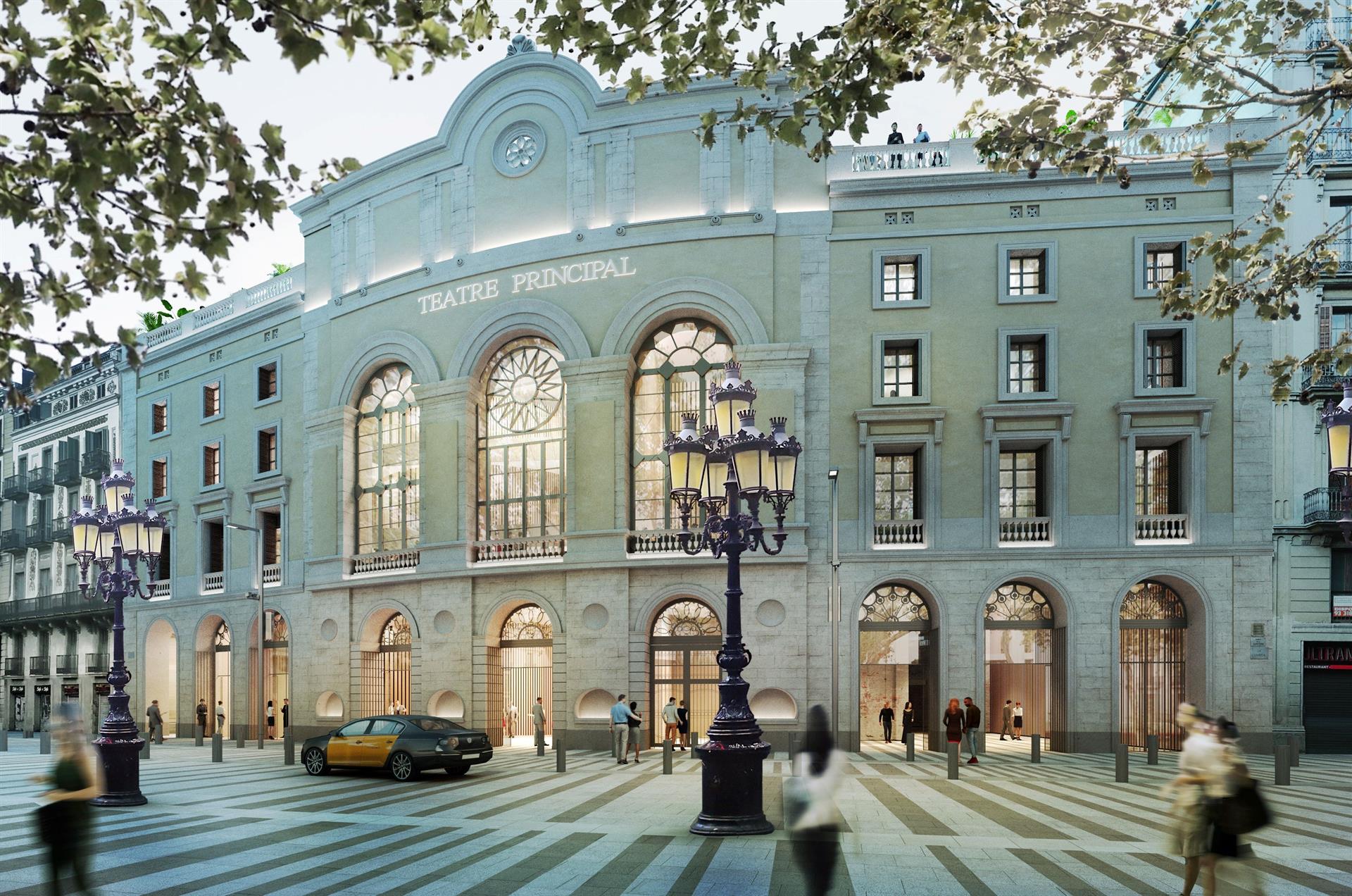 Render del Teatre Principal de Barcelona | Europa Press