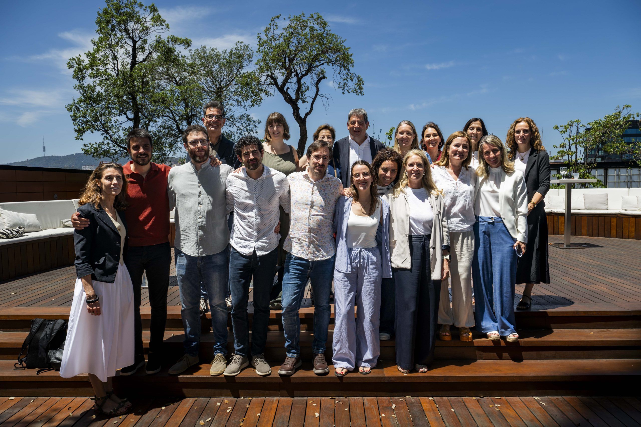 Foto de família en el marc del Demo Day, celebrat aquest dijous a l'Auditori RBA | Cedida