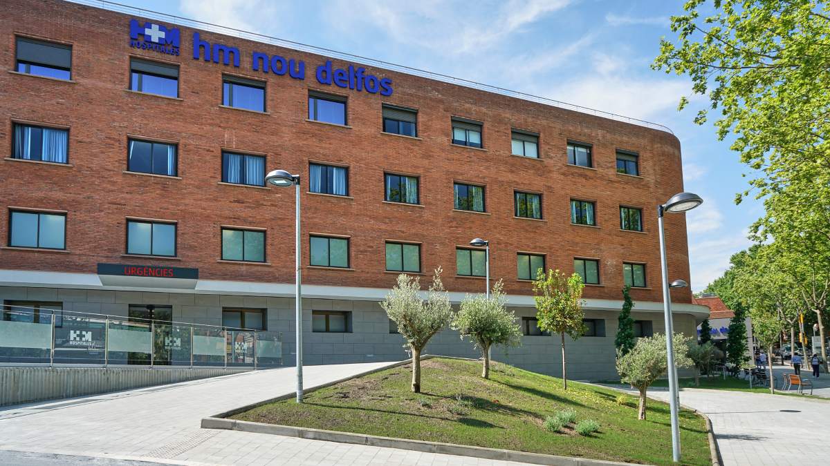 Façana de l'Hospital HM Nou Delfos | Cedida