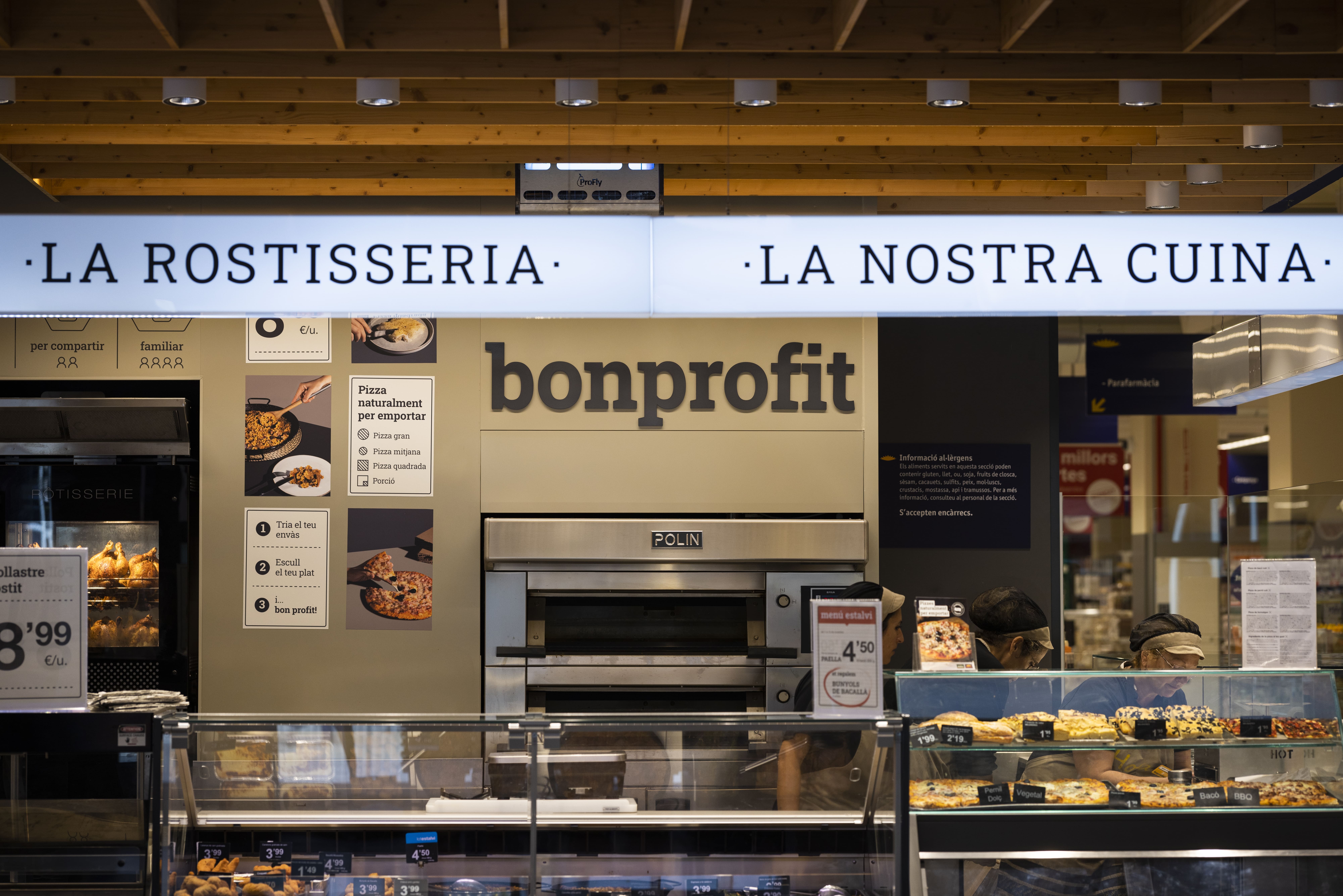 Un espacio 'Bonprofit' de un supermercado del grup Bon Preu | Cedida