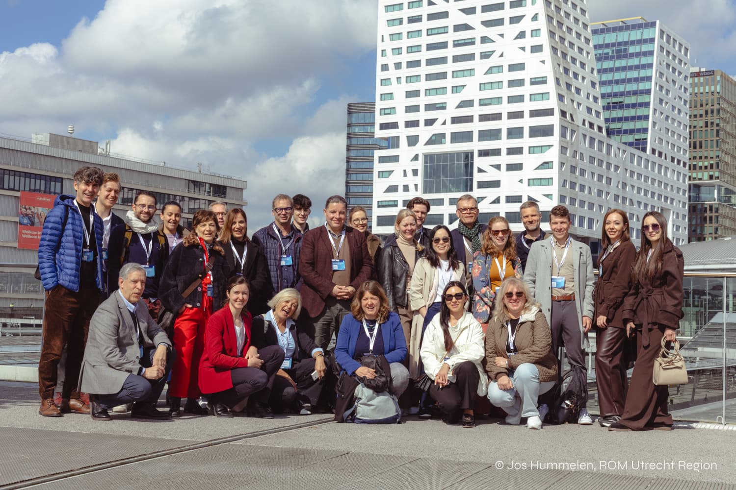 Representants de l’Ajuntament de Sant Cugat, i altres agents del territori com Sant Cugat Empresarial, Acció i l’Àrea Metropolitana de Barcelona en la visita a Utrecht | Cedida
