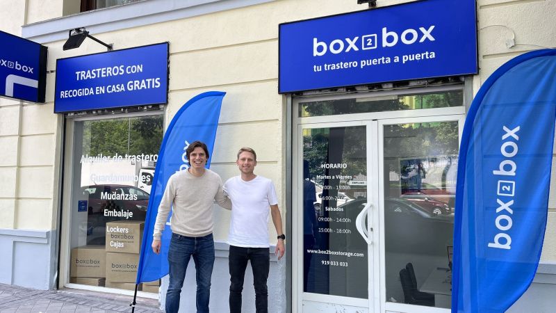 D'esquerra a dreta, Guillaume Jorquera i Sander van Steijn, cofundadors de Box2Box | Cedida